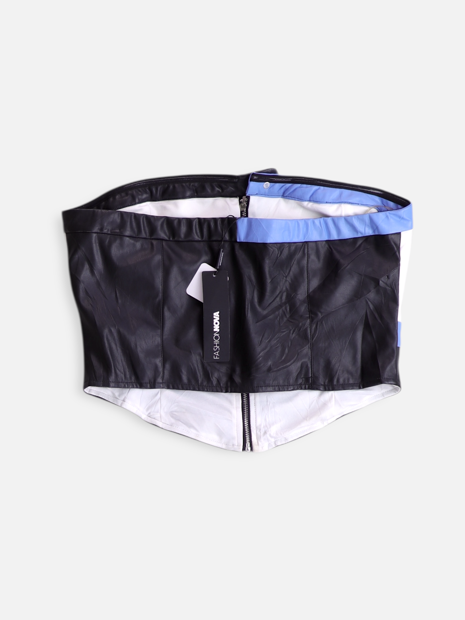 Fashionnova Blusa Cuero - Mujer - XL