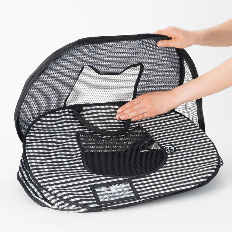 Necoichi Transportin Y arenero portatil antiestres Gato - Talla Única (One Size)