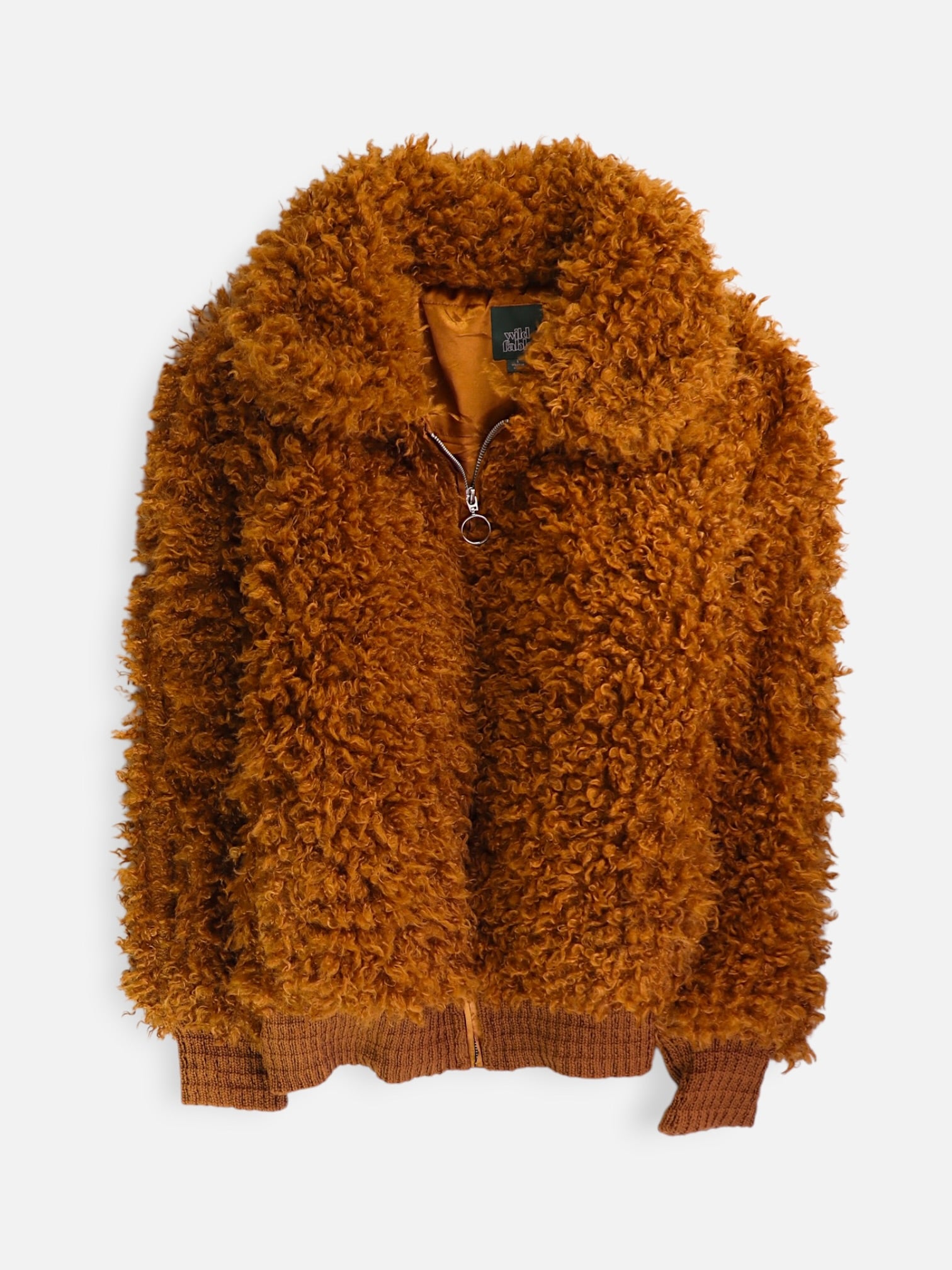 Wild Fable Chaqueta Casual Teddy - Mujer - Large
