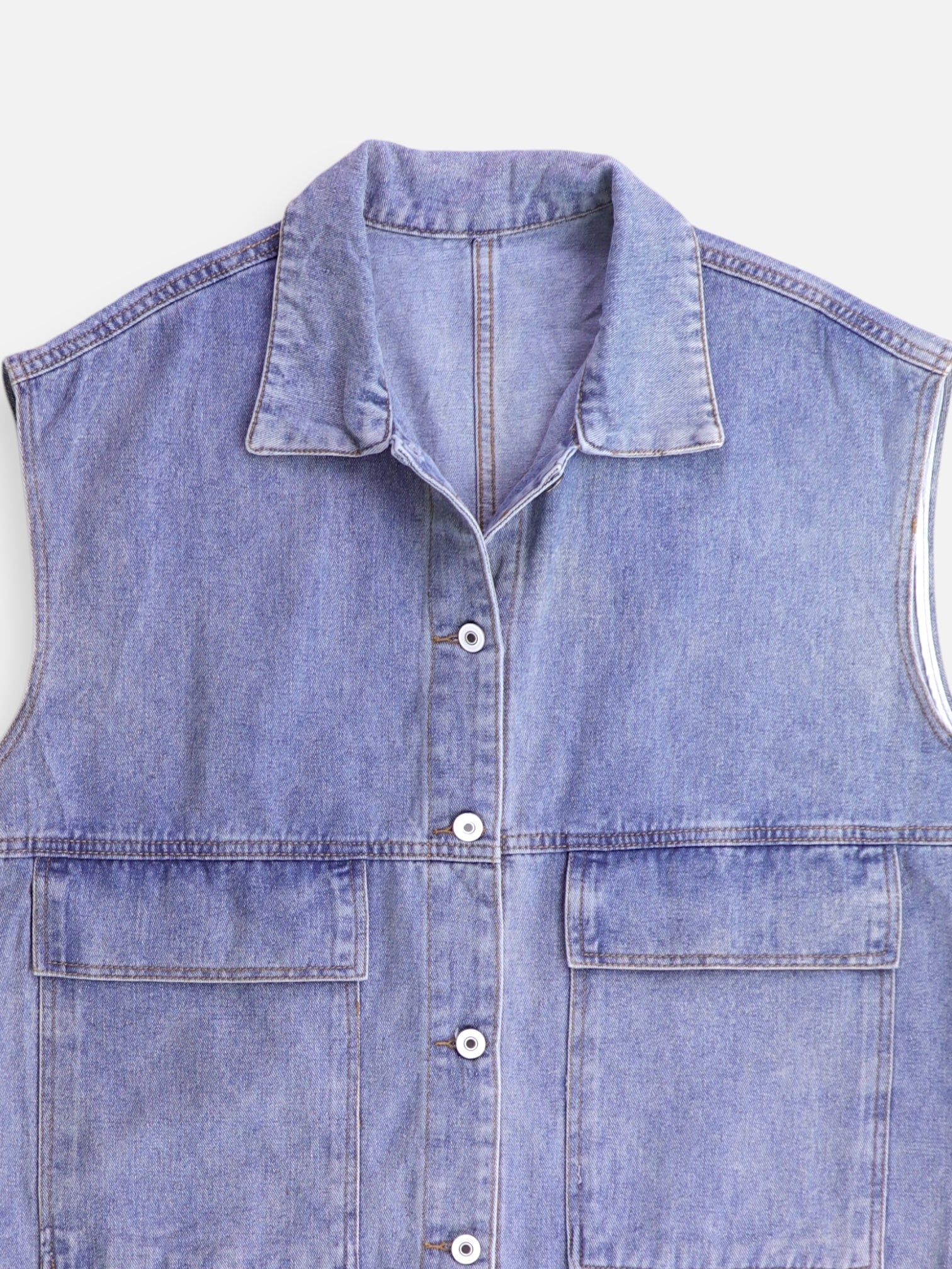 Chaleco Denim - Hombre - Large