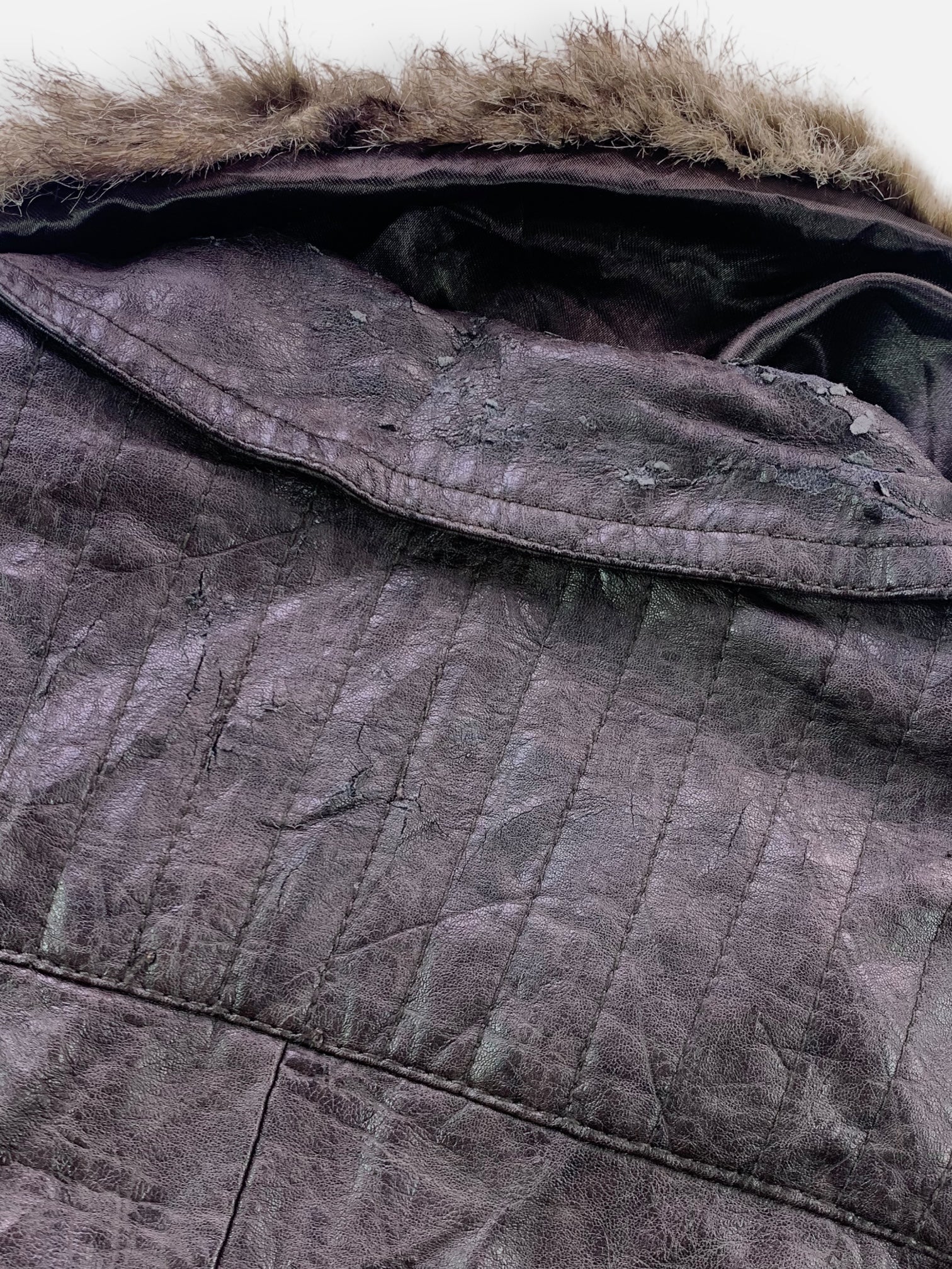 Chaqueta Aviator Cuero - Mujer - Small