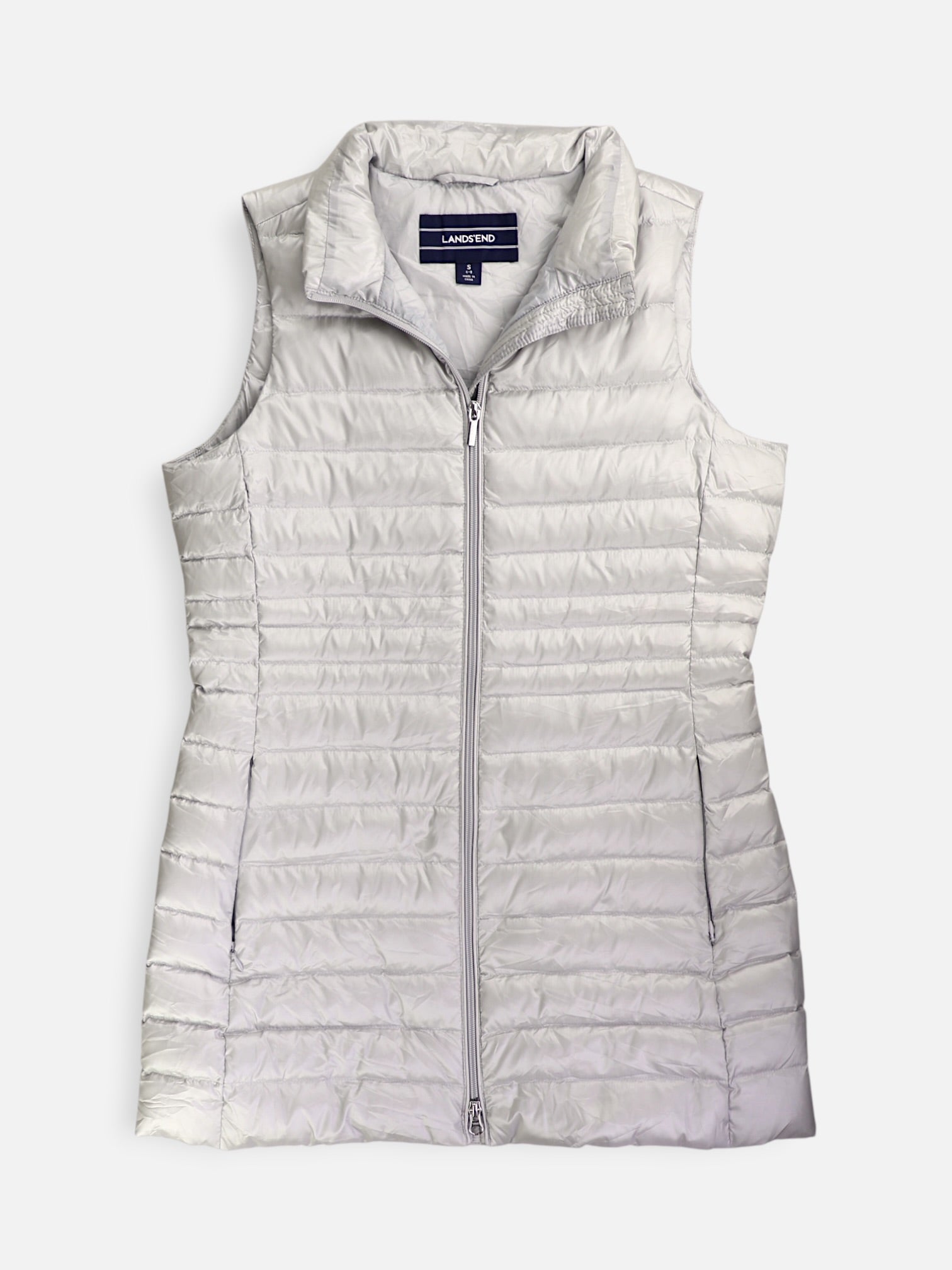 LANDS END Chaleco Casual - Mujer - Small