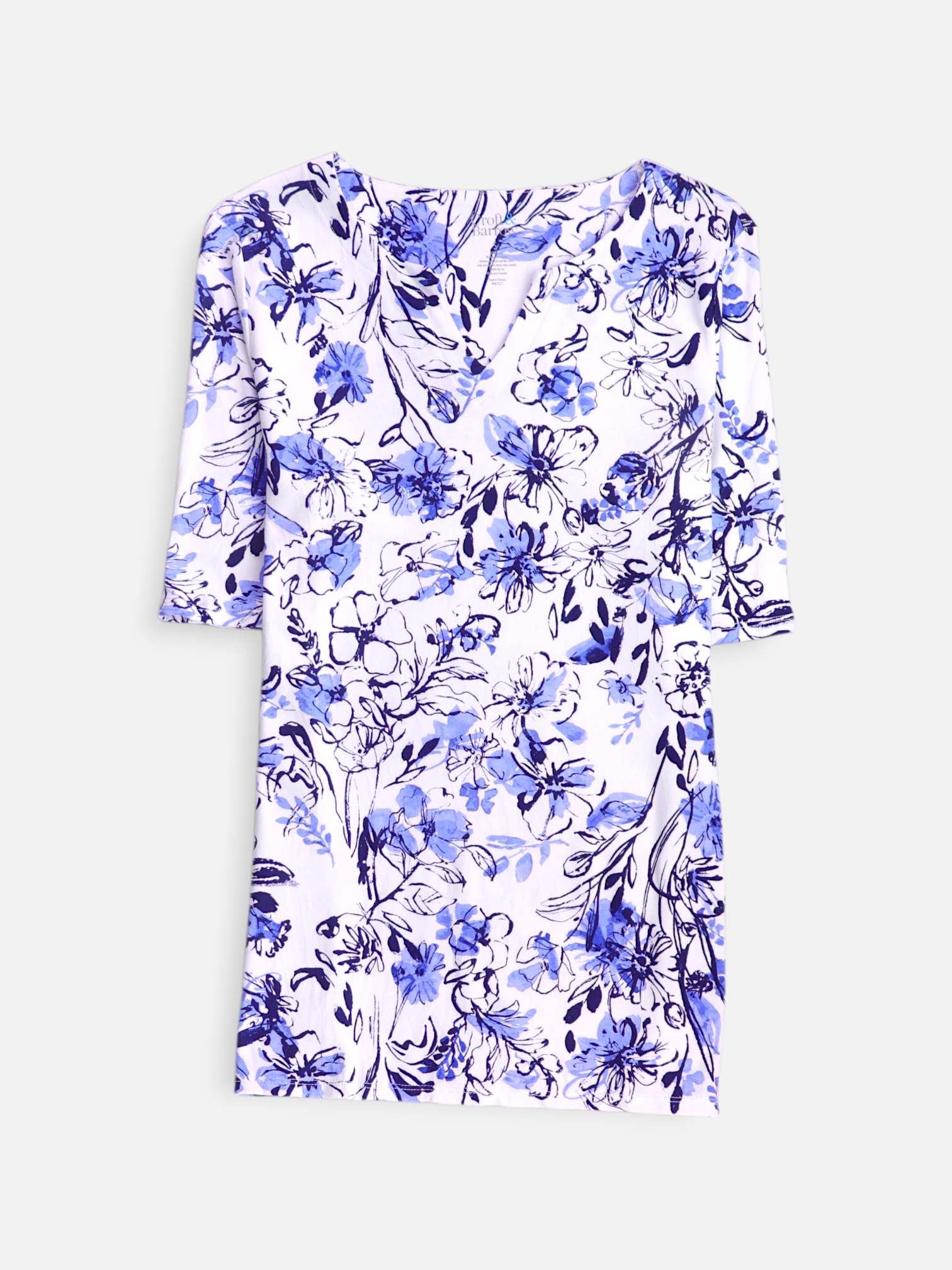 Croft & Barrow Blusa Casual - Mujer - Small