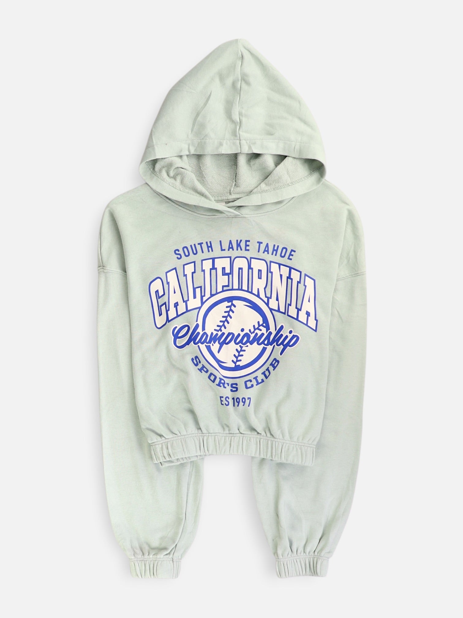 H&M Sudadera Hoodie Crop Top - Niña - XS - 16-18Y (Años)