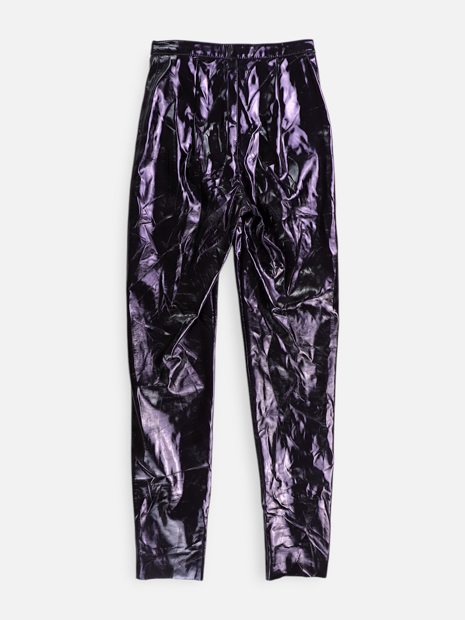 H&M Pantalon Skinny Fit Cuero - Mujer - 2