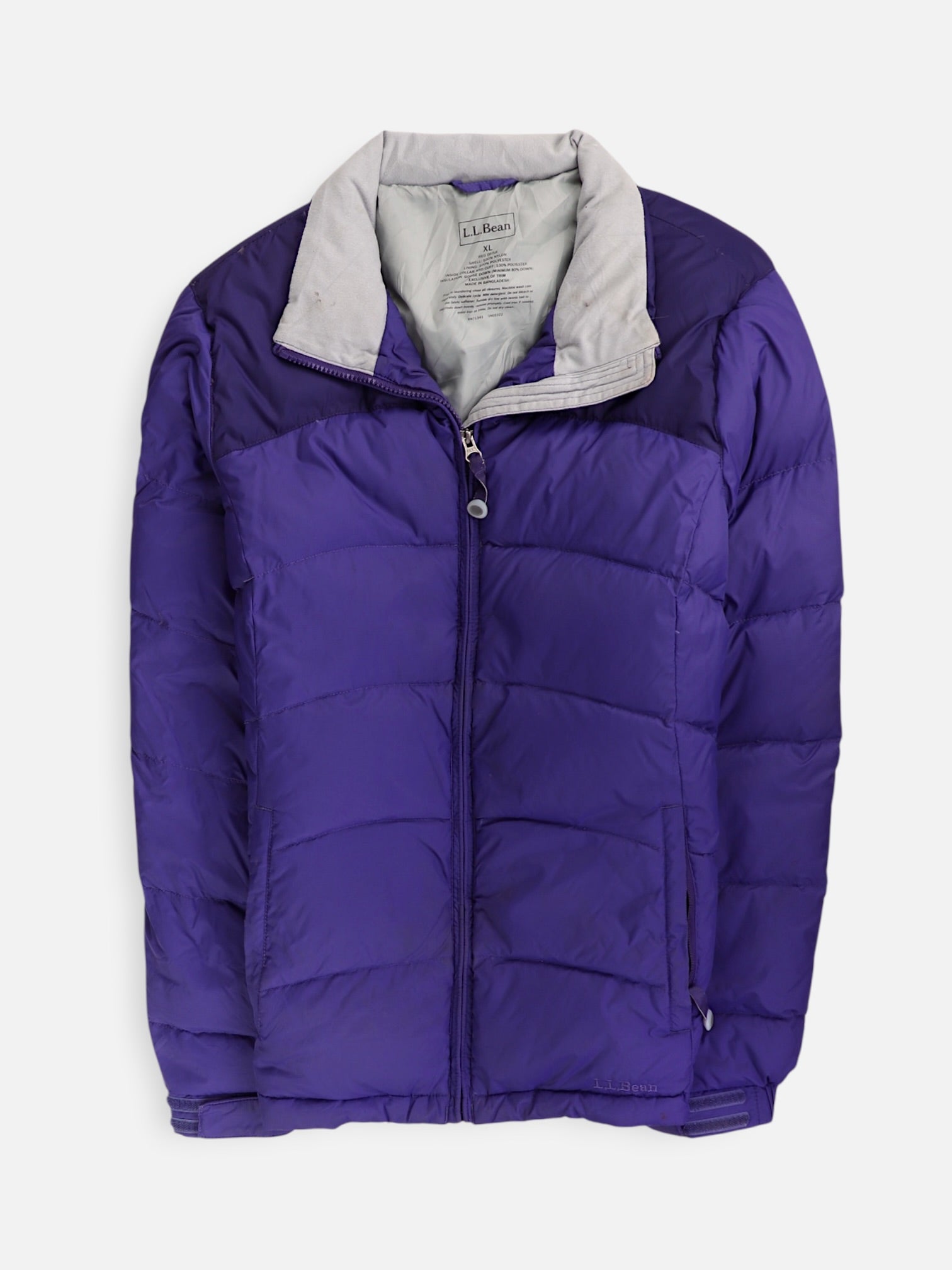 LL BEAN Chaqueta Puffer Impermeable - Mujer - XL