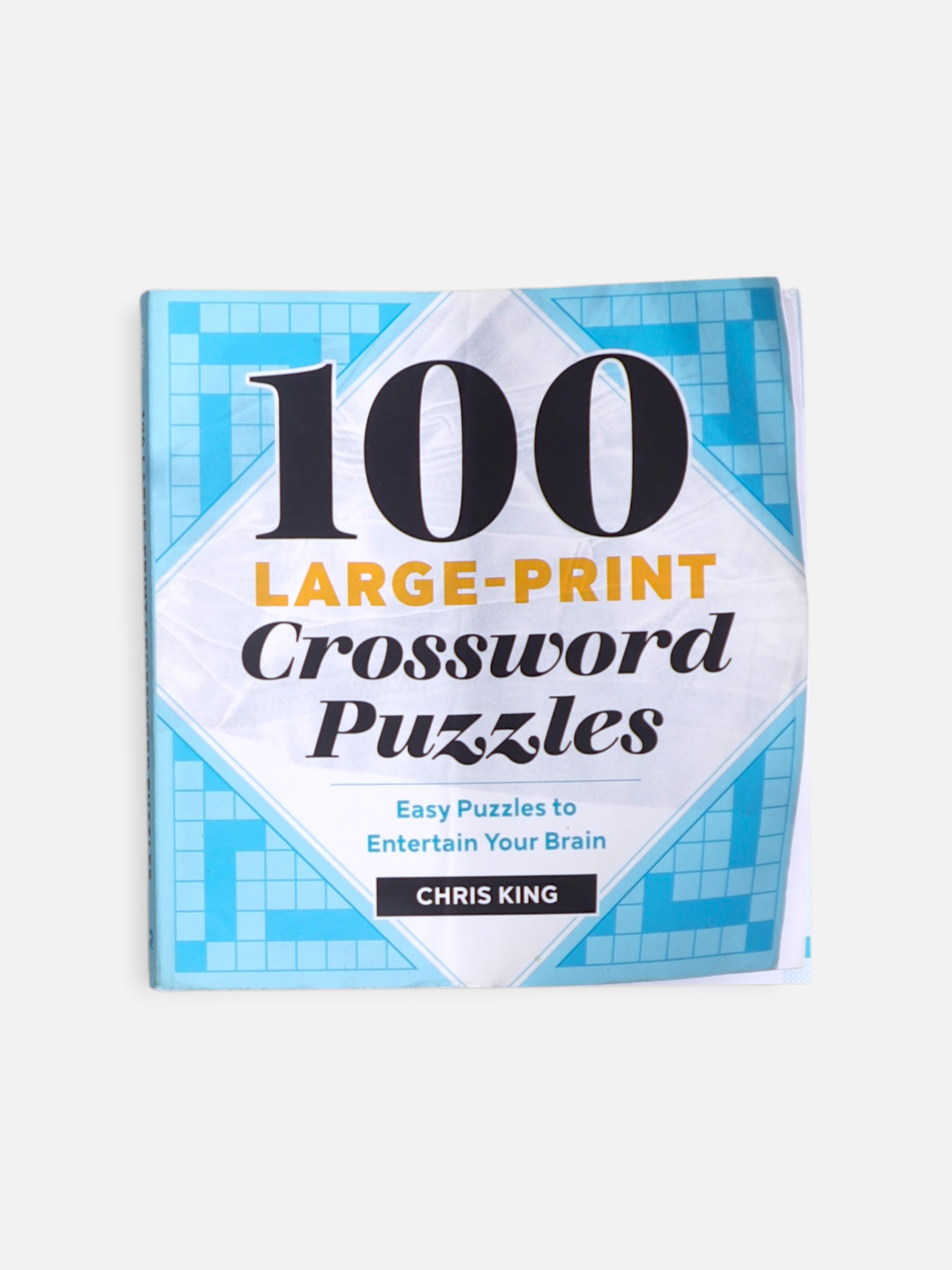 Libro 100 Large - Print Crossword puzzles by Chris King