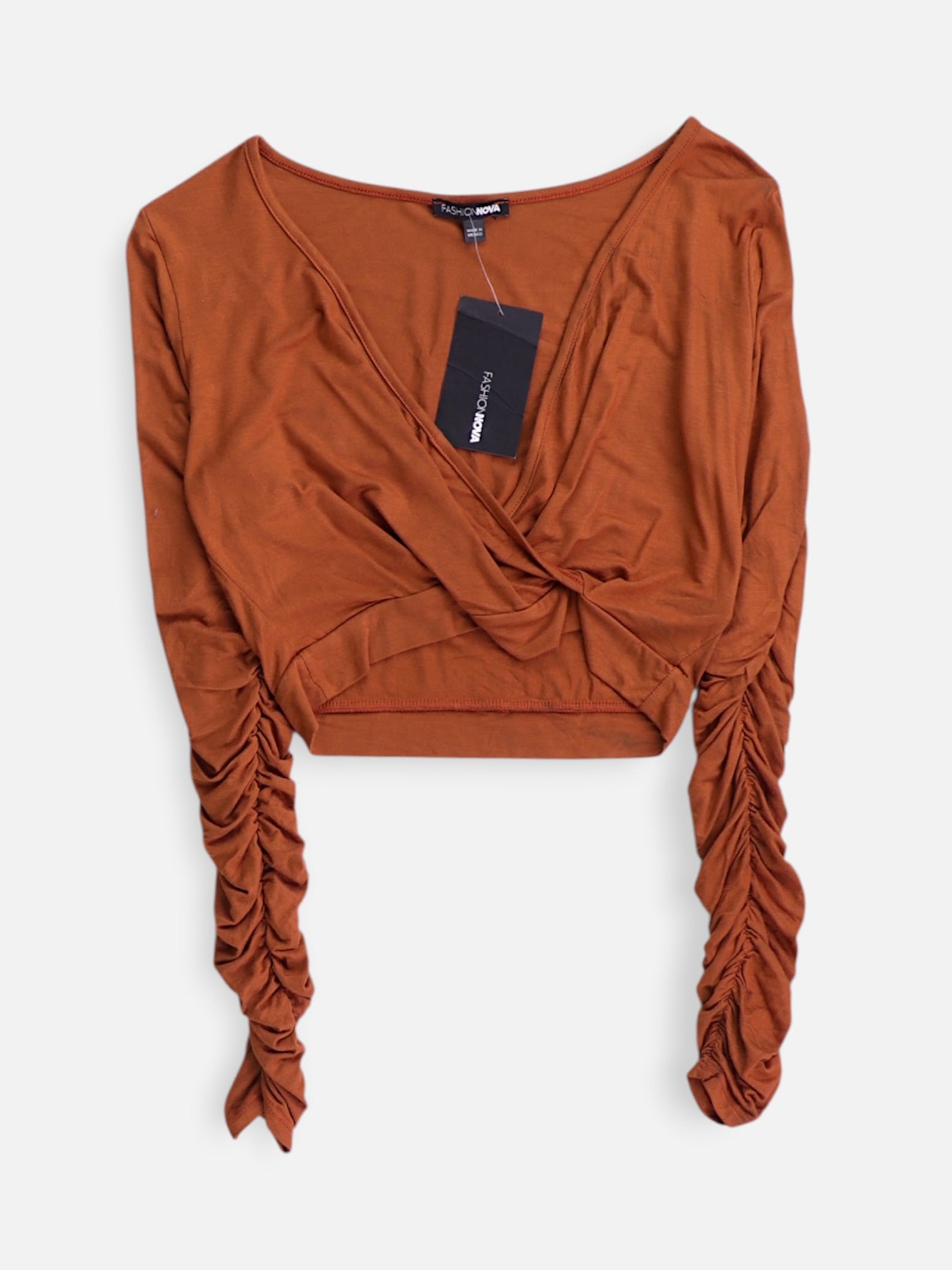 Fashionnova Blusa Crop Top - Mujer - Medium