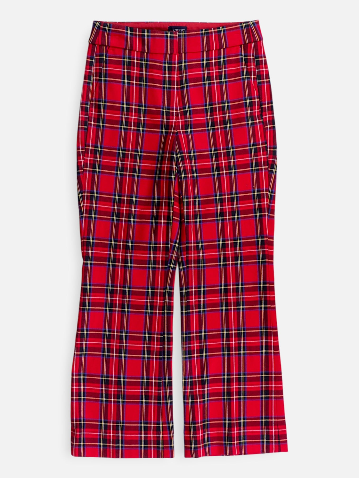 J CREW Pantalon Regular Fit Plaid Types - Mujer - 00