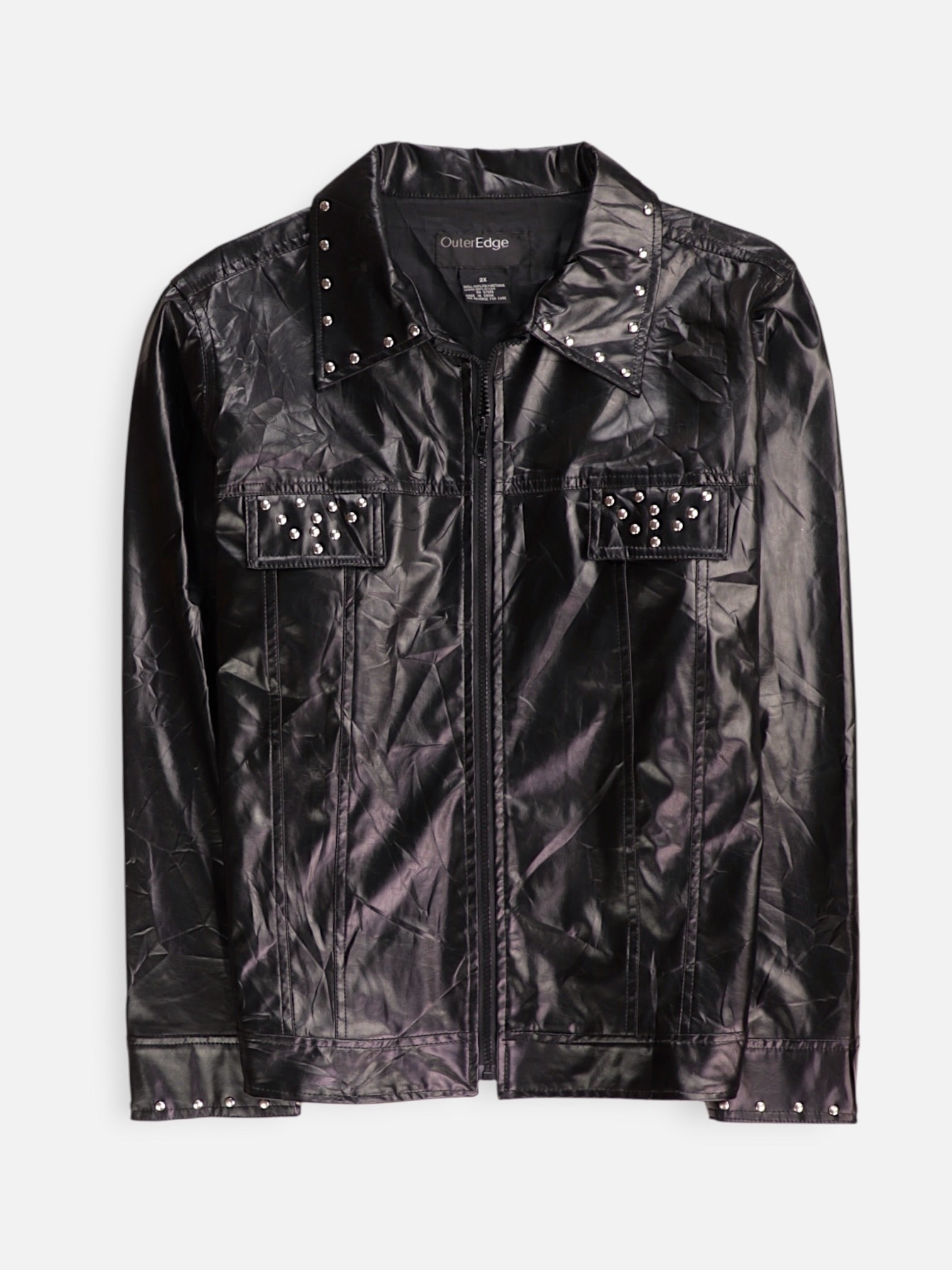 Chaqueta Motera Cuero - Mujer - 2XL