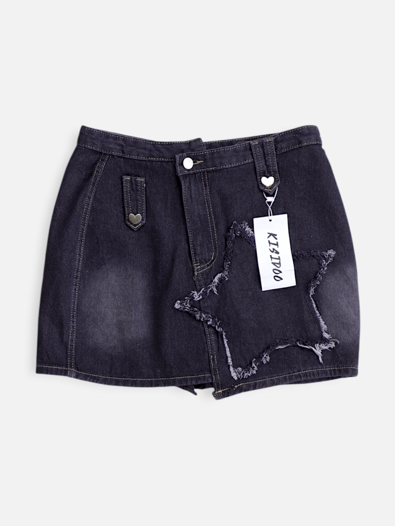 Falda Denim - Mujer - Large