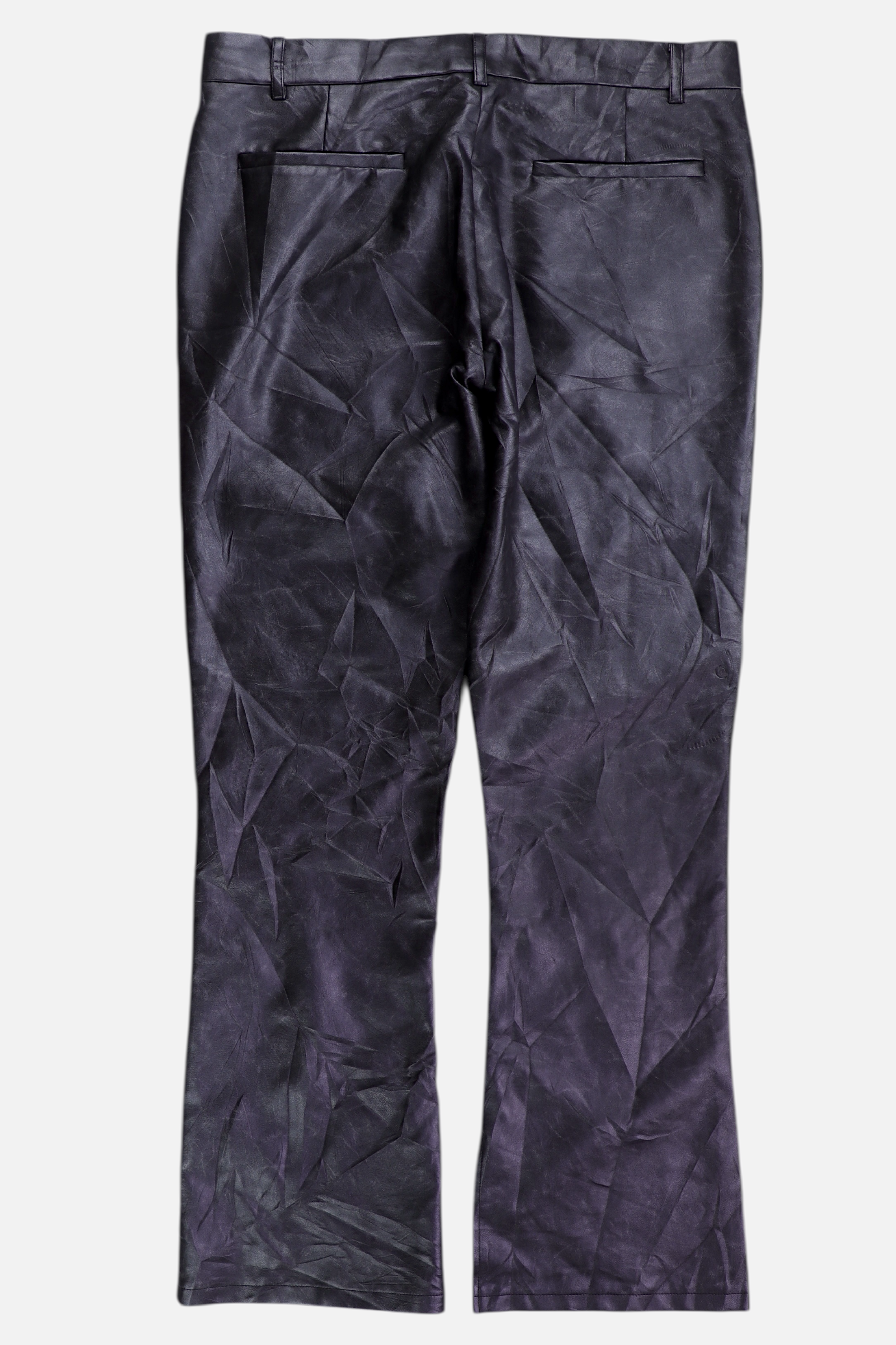 boohooman Pantalon Regular Fit Cuero - Hombre - 36'