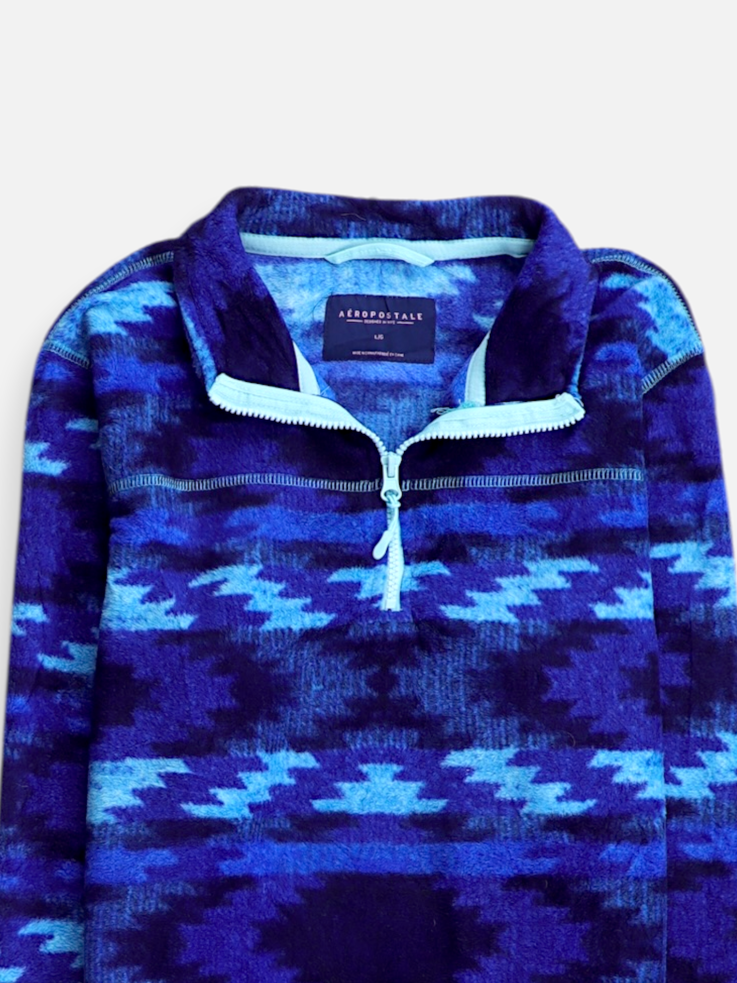 Aeropostale Sueter Fleece Casual - Mujer - Large