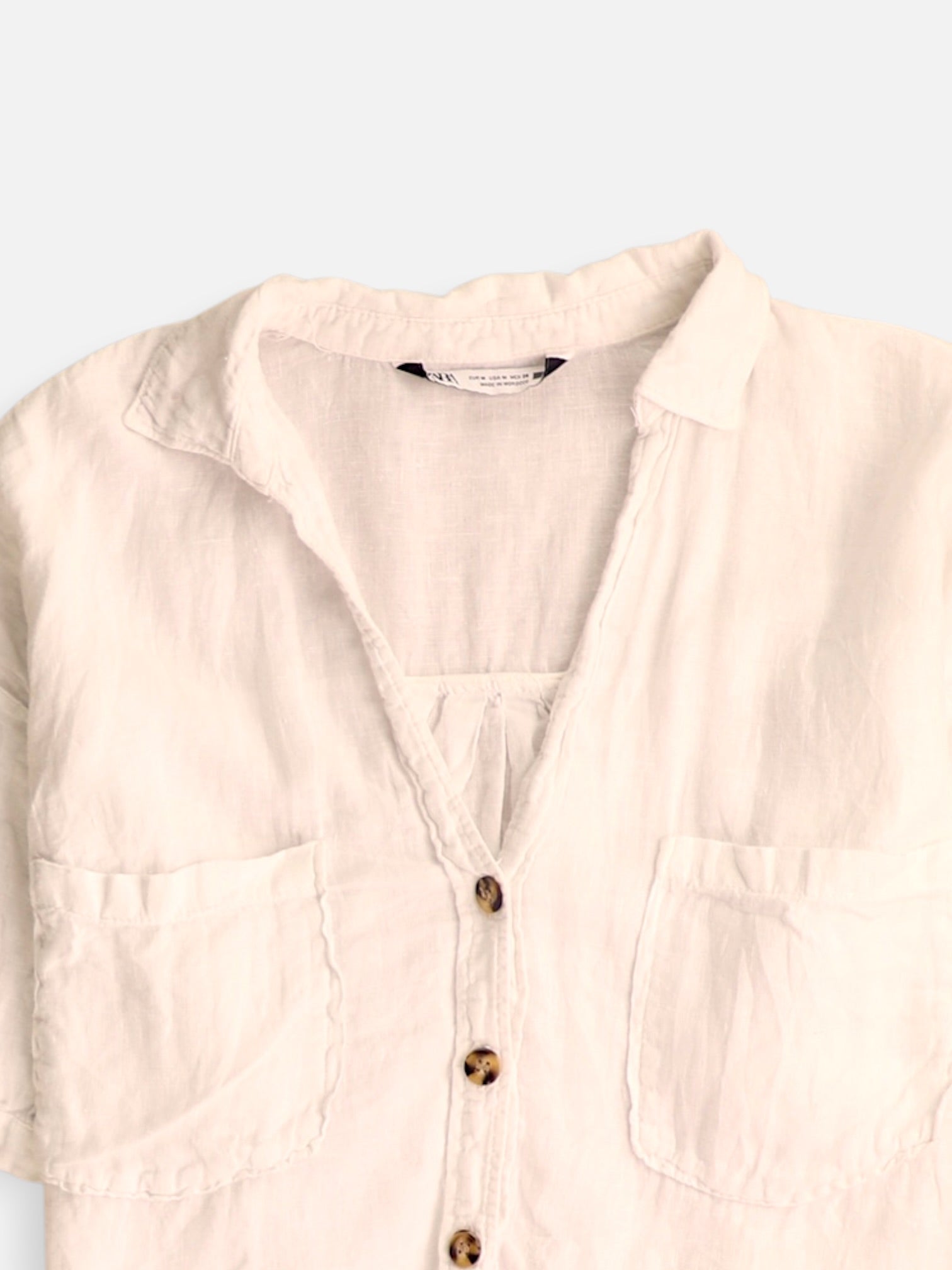 ZARA Blusa Casual - Mujer - Medium