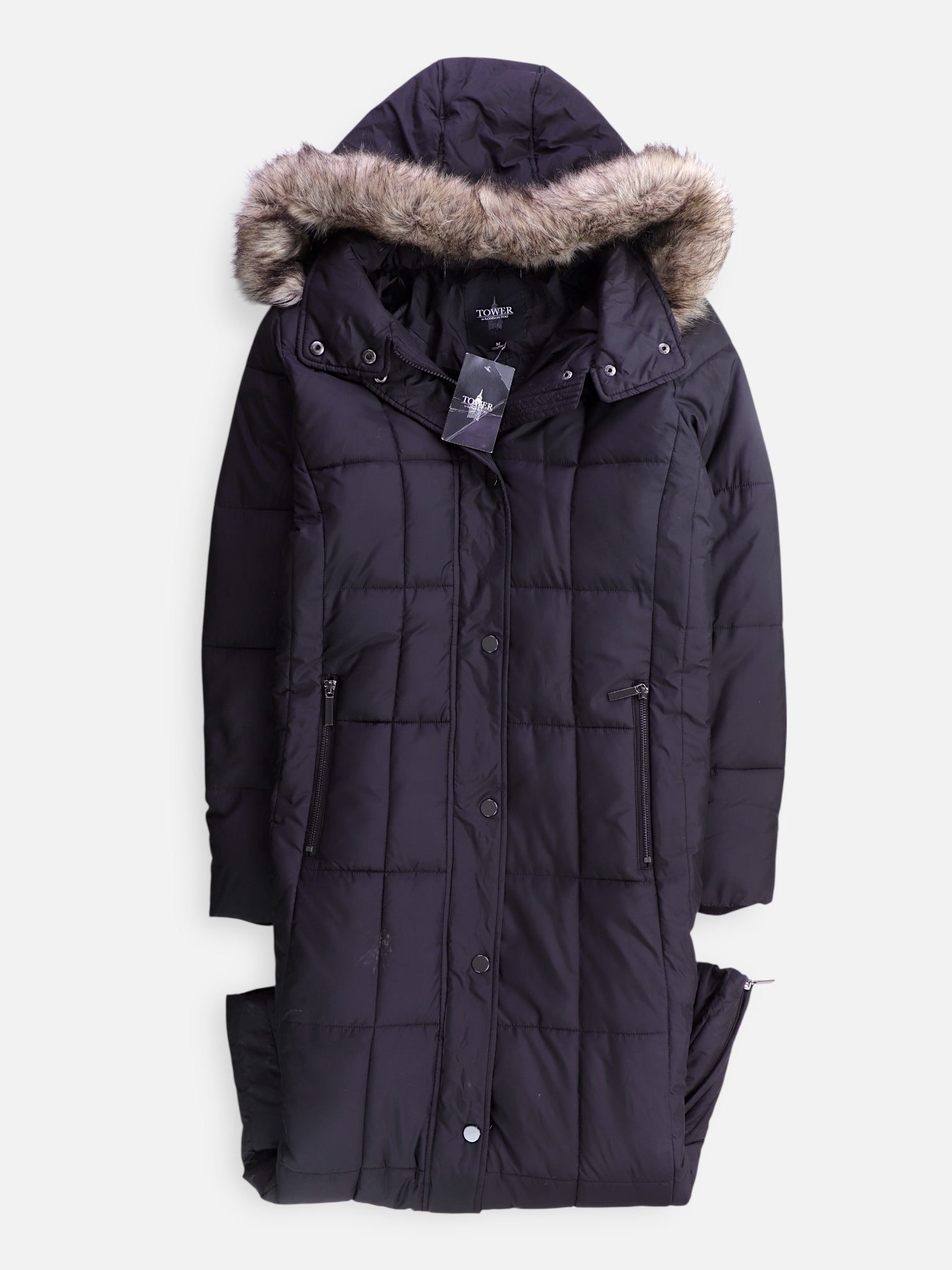 LONDON FOG Abrigo Impermeable Puffer - Mujer - Medium