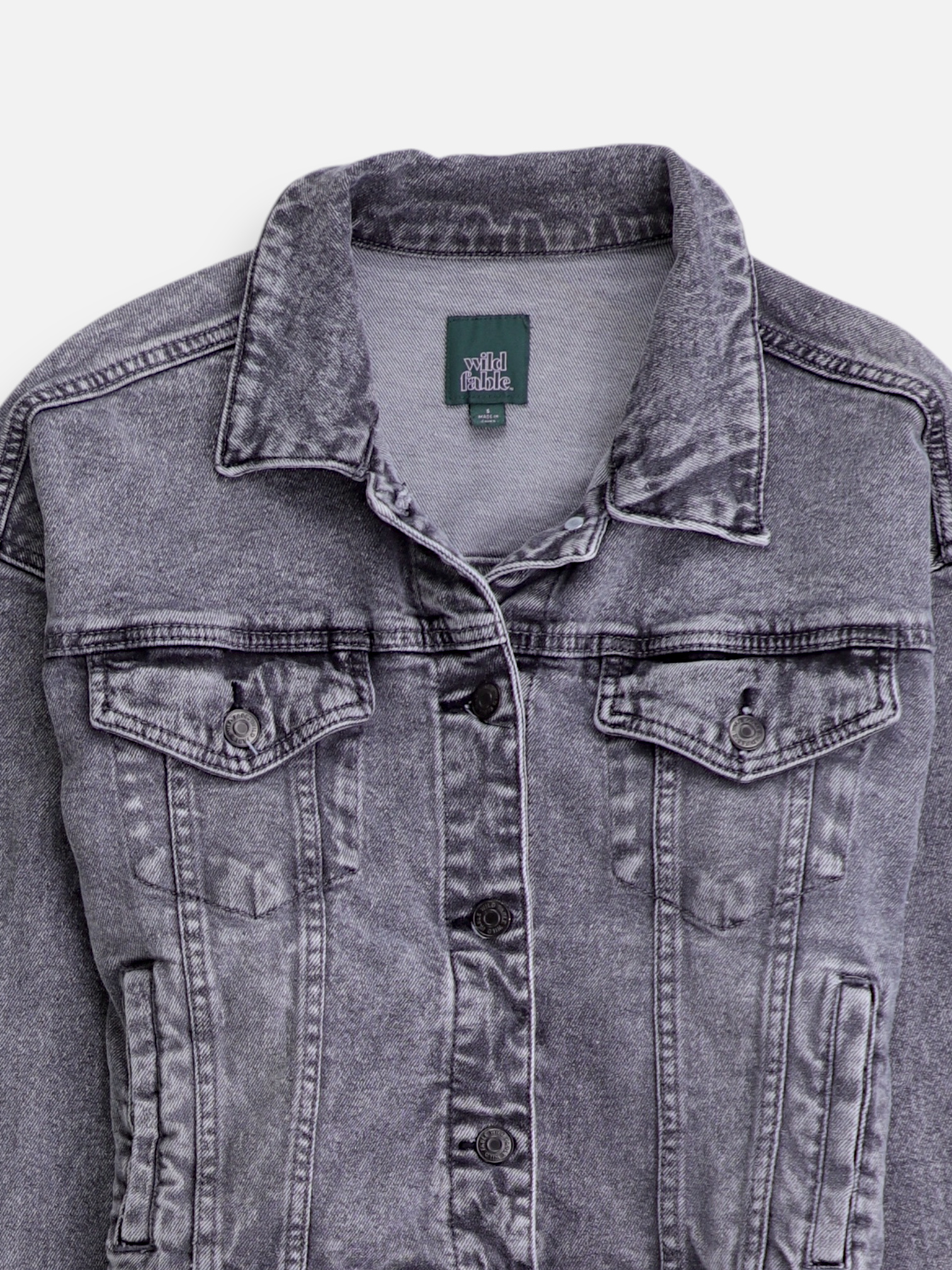 Wild Fable Chaqueta Denim Basic - Mujer - Small