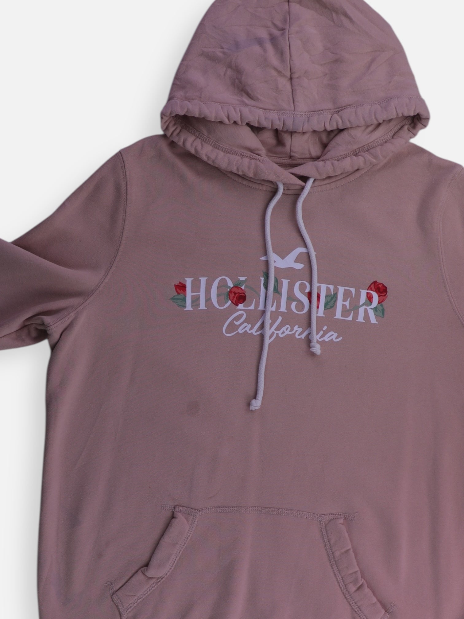 Hollister Sudadera Hoodie Basic - Mujer - Large