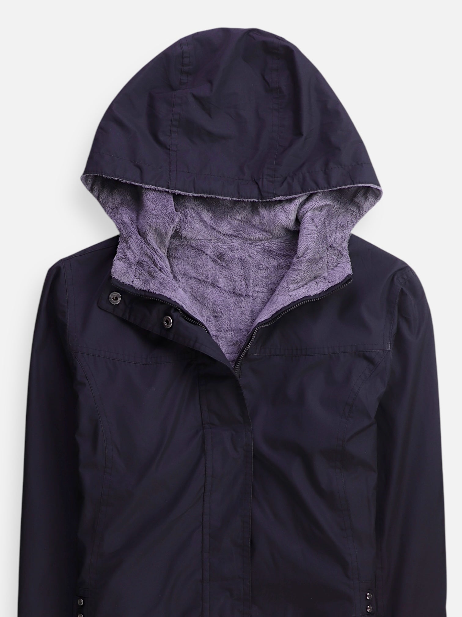 FREE COUNTY Chaqueta Impermeable Reversible - Mujer - Small