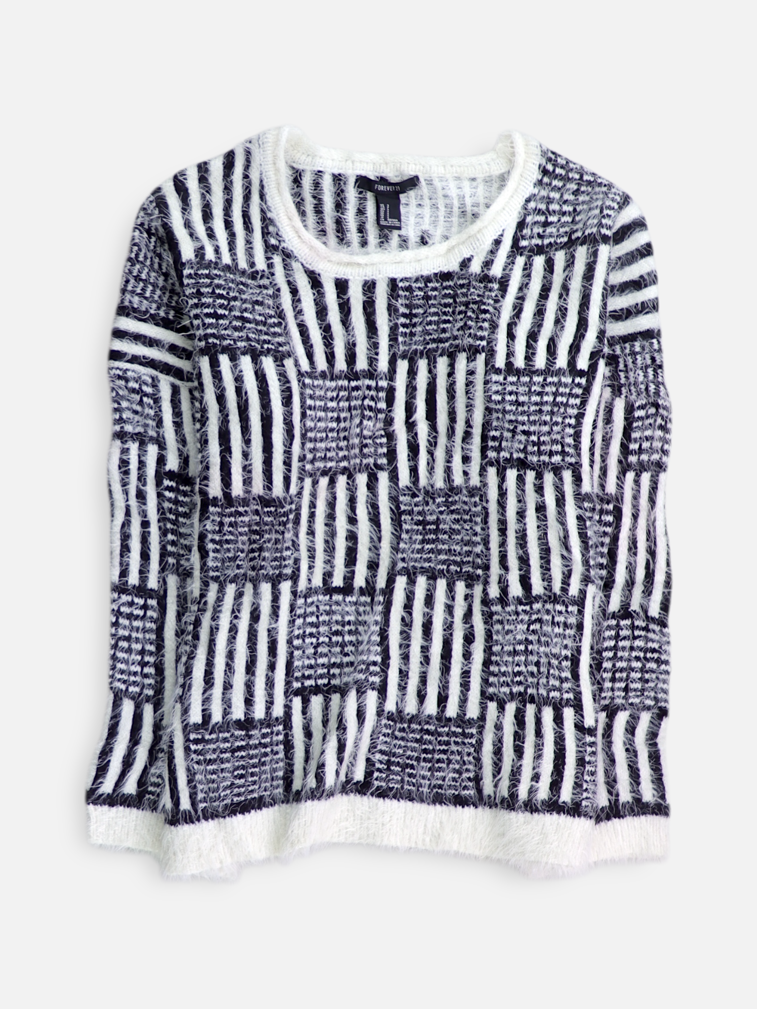 Forever 21 Sueter Knit Color Block - Mujer - Small