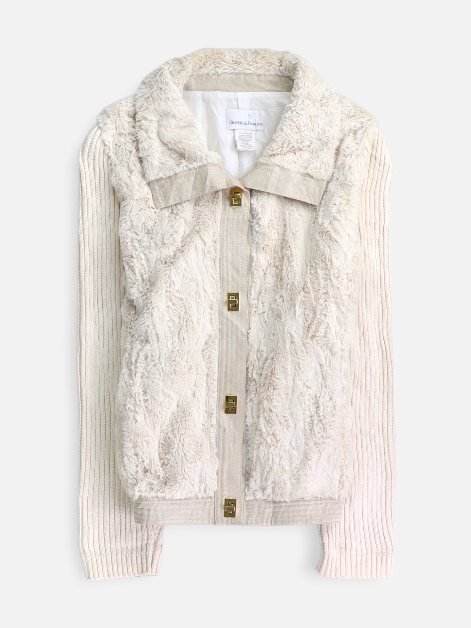 Sueter Fleece Casual - Mujer - Large