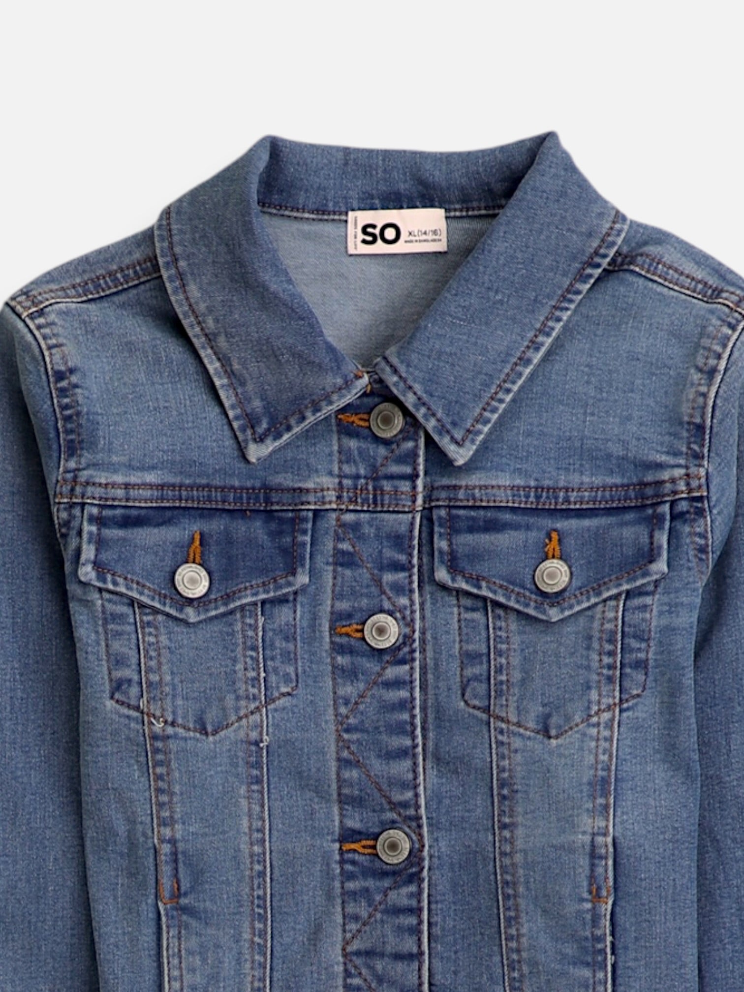 Chaqueta Denim Basic - Niña - XL - 14-16Y (Años)