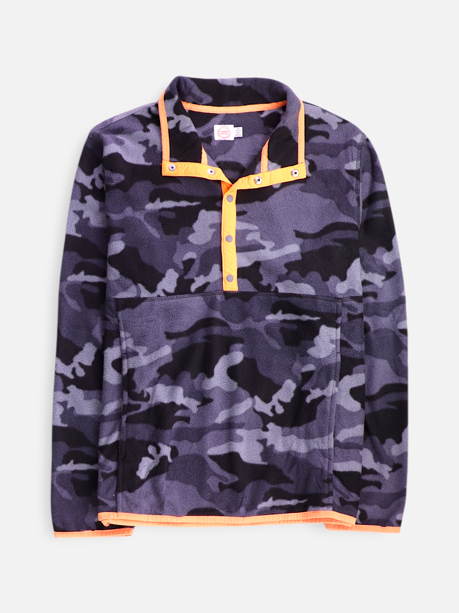 Wonder Nation Sueter Fleece Militar - Niño - XL - 14-16Y (Años)