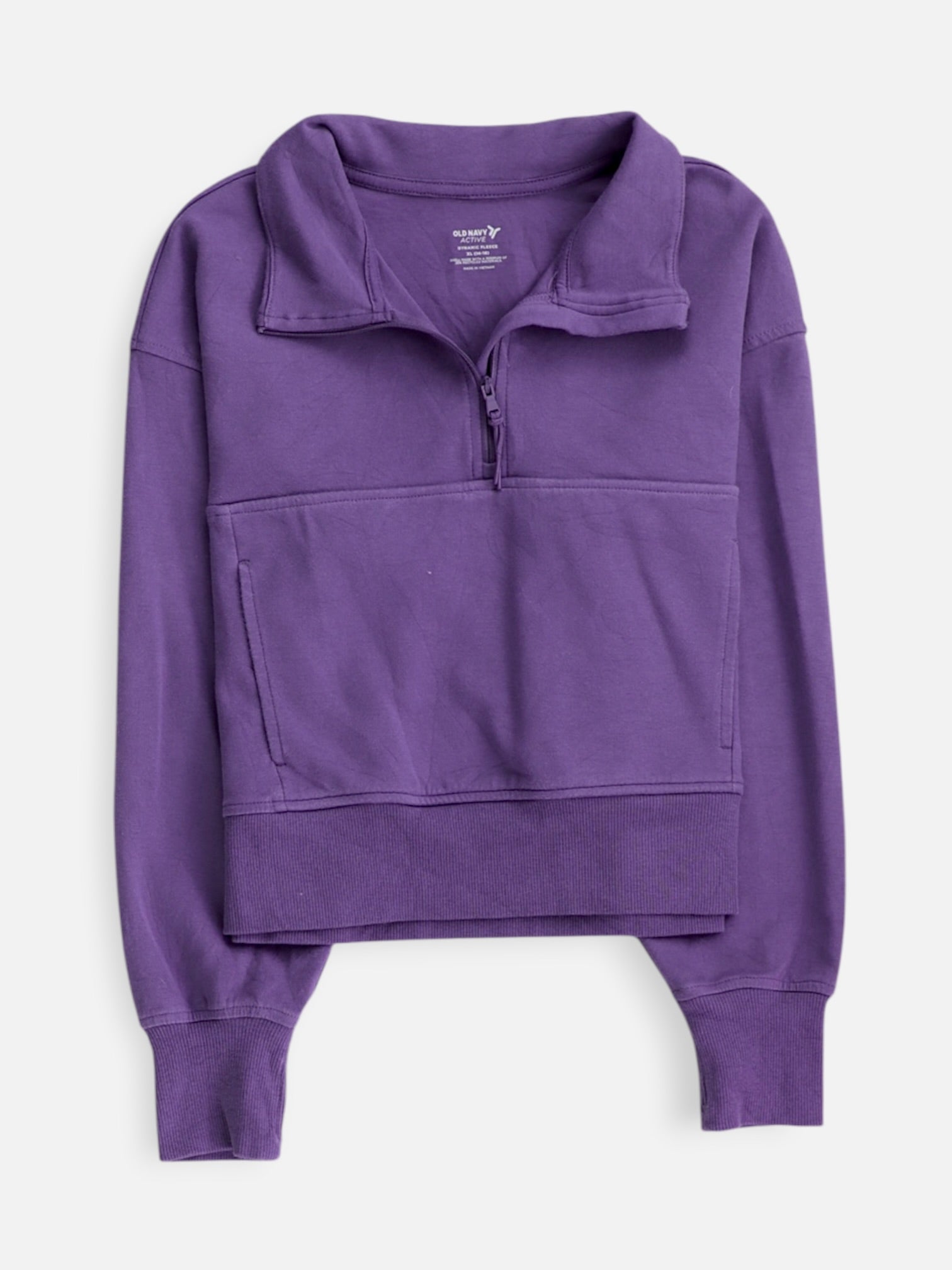 Old Navy Sudadera Fleece Crop Top - Niña - XL - 14-16Y (Años)