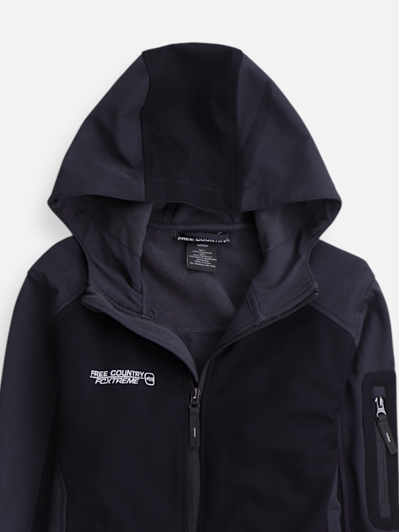 FREE COUNTY Sudadera Hoodie Basic - Niño - Medium - 10-12Y (Años)