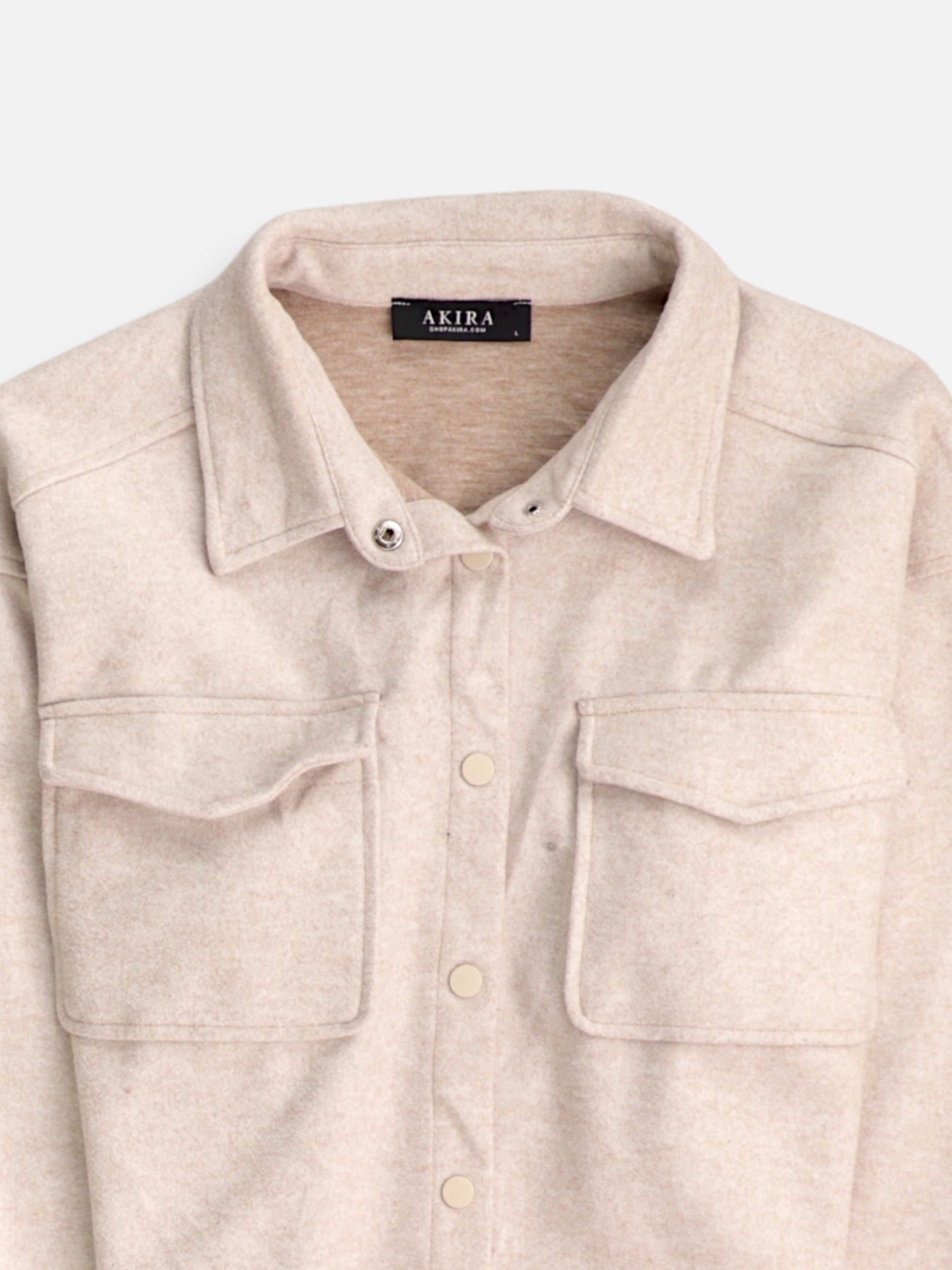 Chaqueta Sobrecamisa Basic - Mujer - Large
