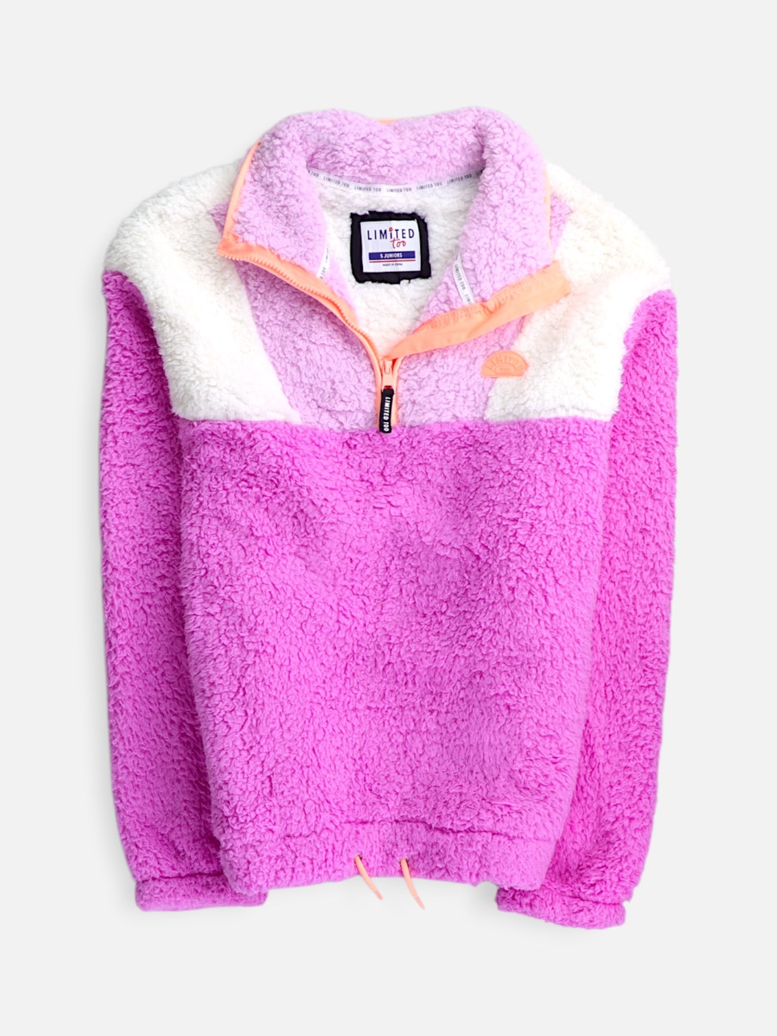 Sueter Fleece Color Block - Mujer - N/A