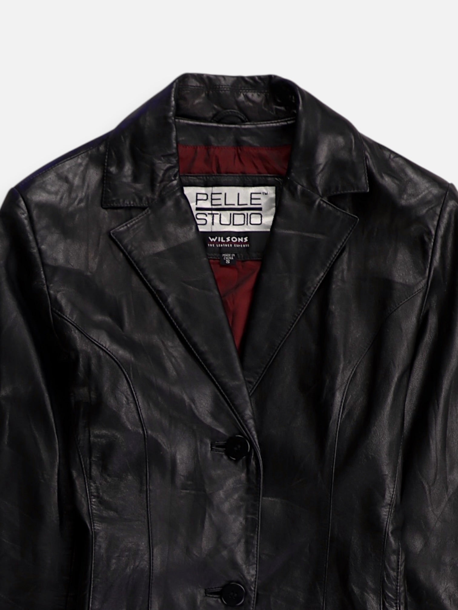 WILSONS LEATHER Chaqueta Cuero Basic - Mujer - Small