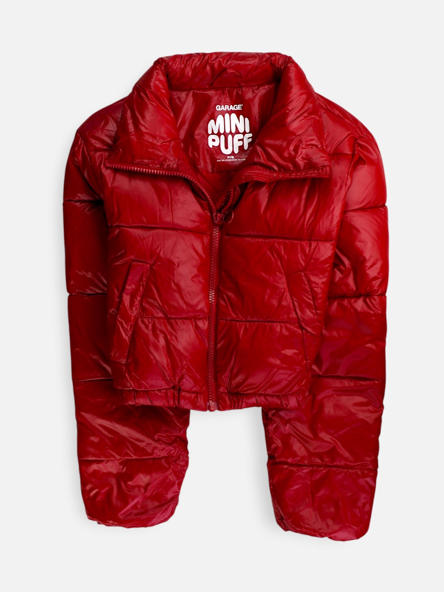 GARAGE Chaqueta Puffer Crop Top - Mujer - Small