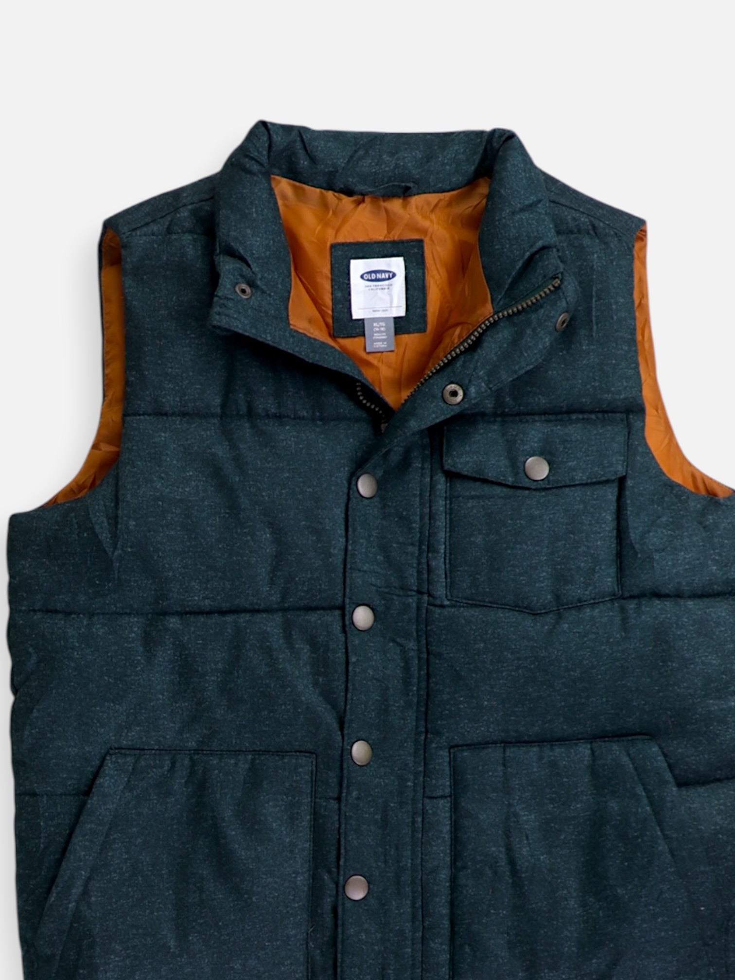 Old Navy Chaleco Puffer - Niño - XL - 14-16Y (Años)