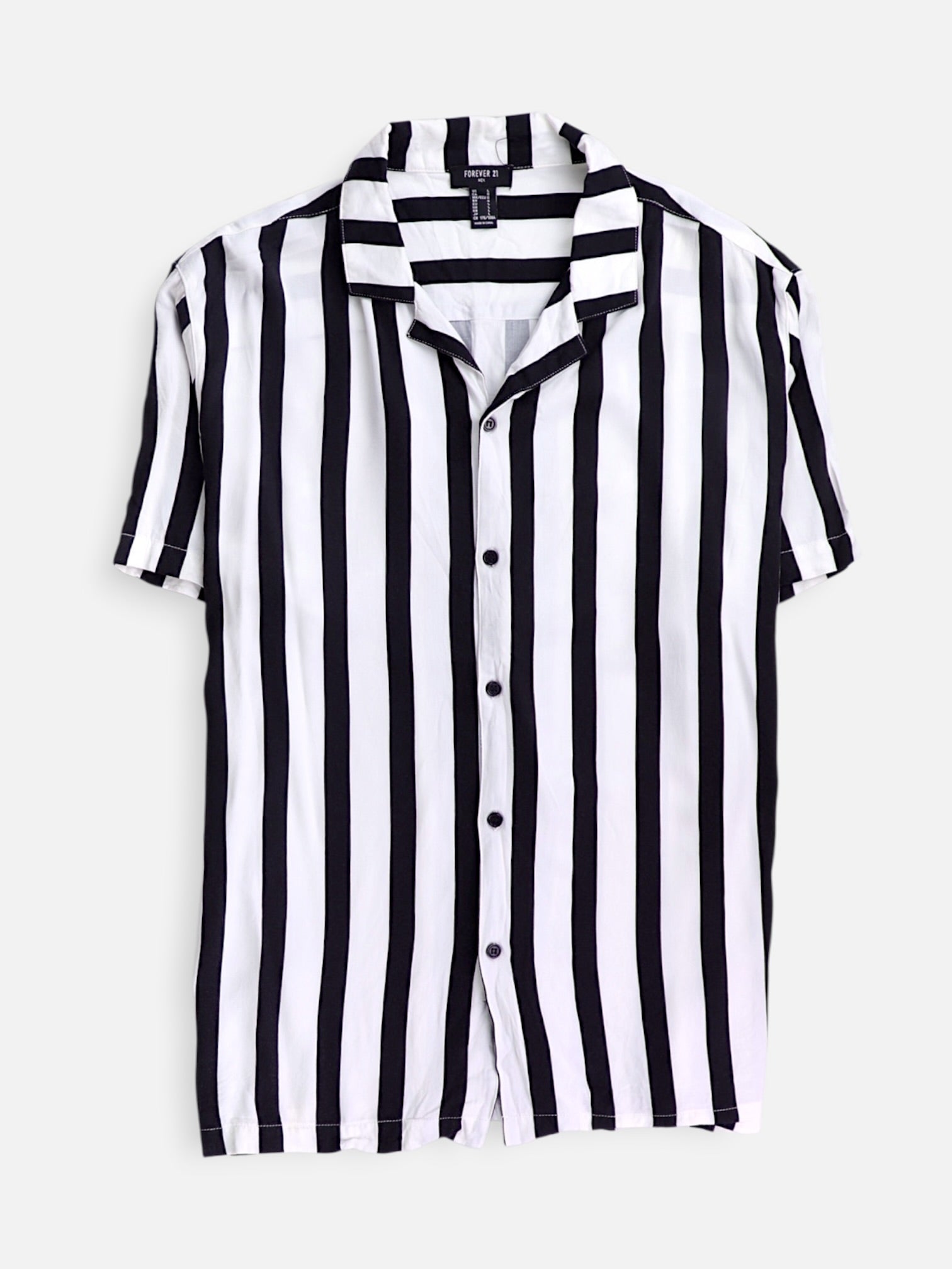 Forever 21 Camisa Casual - Hombre - Large