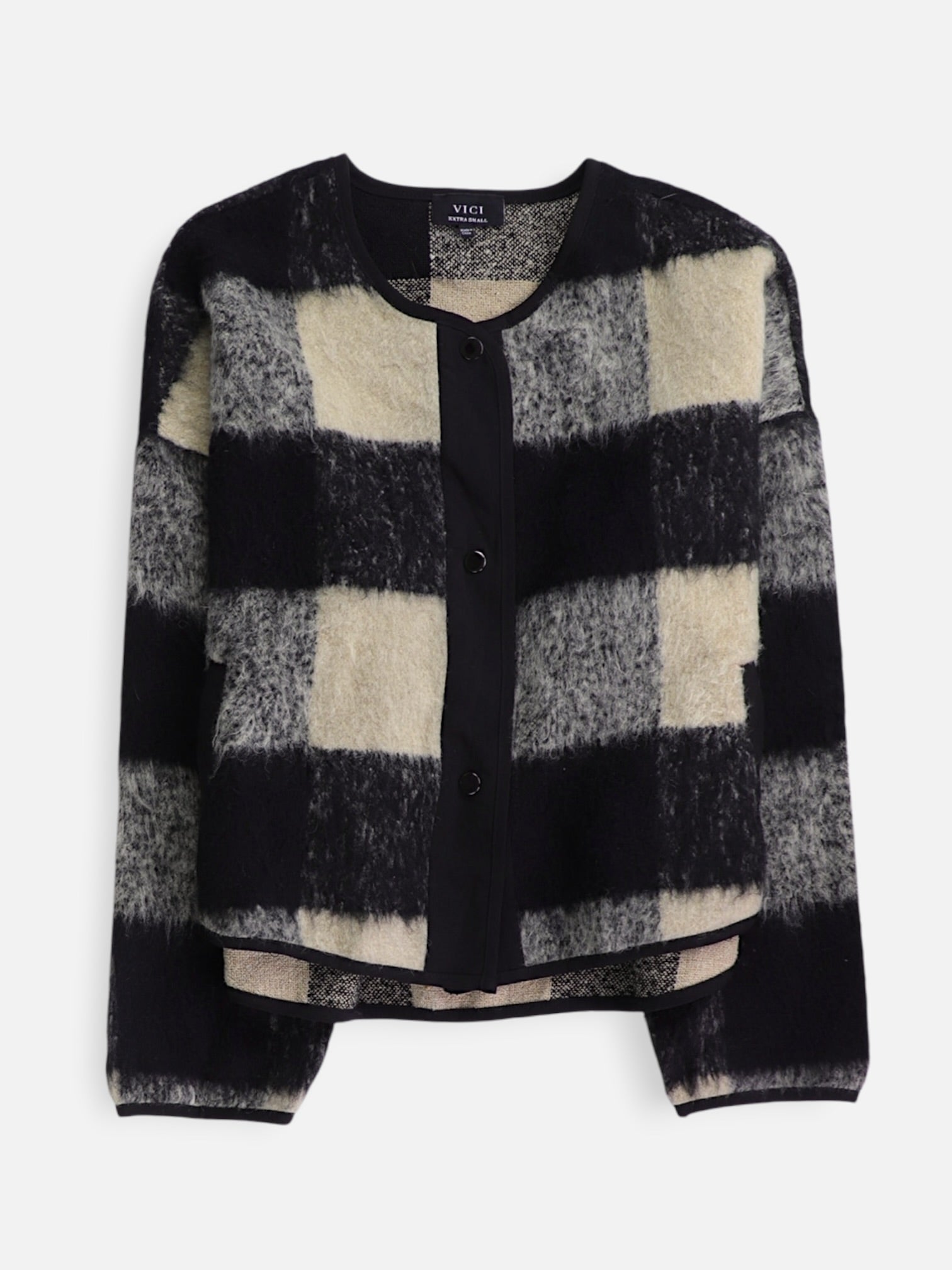 Chaqueta Casual Color Block - Mujer - Small