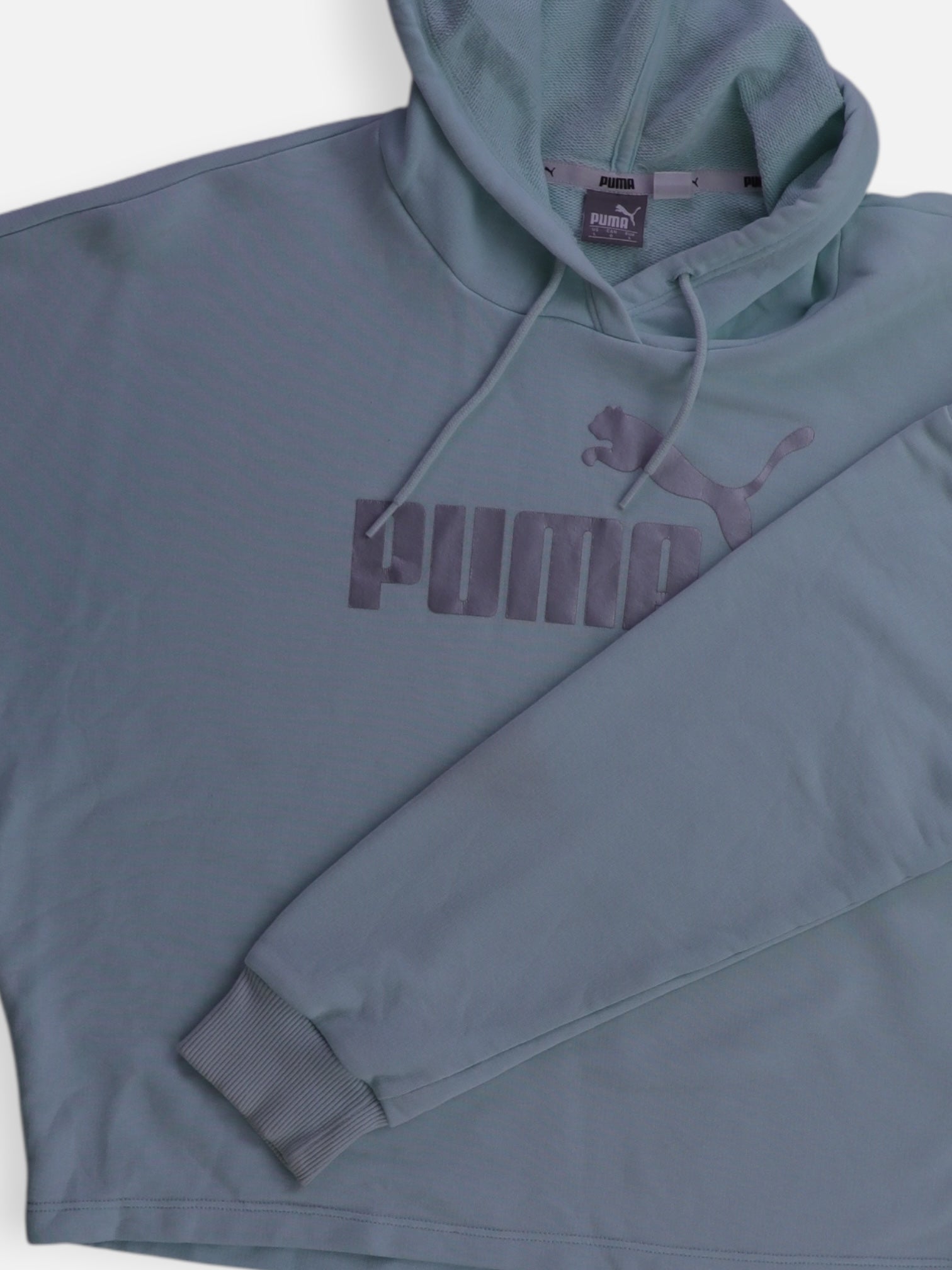 Puma Sudadera Hoodie Crop Top - Mujer - Large