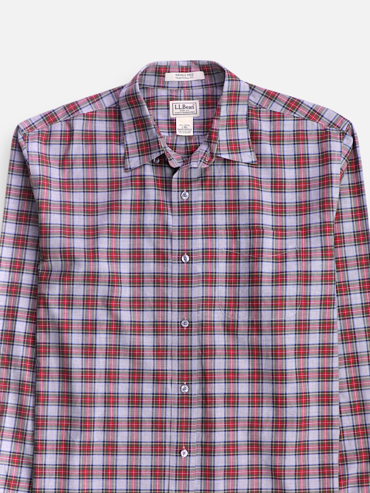 LL BEAN Camisa Casual - Hombre - Large