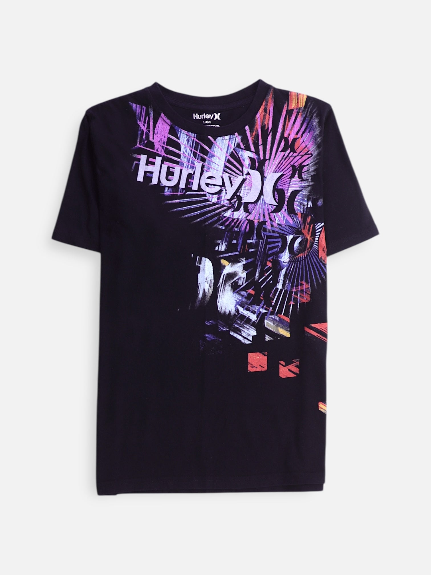 Hurley Camiseta Grafica - Niño - Large - 13-14Y (Años)