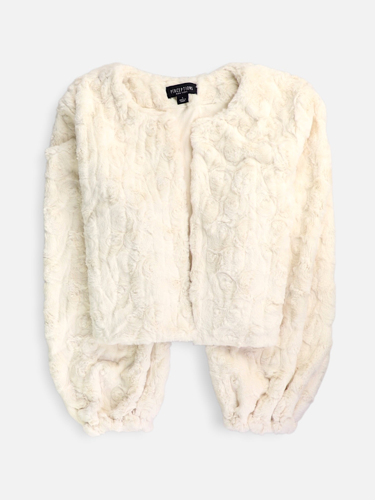 Chaqueta Casual Teddy - Mujer - Large