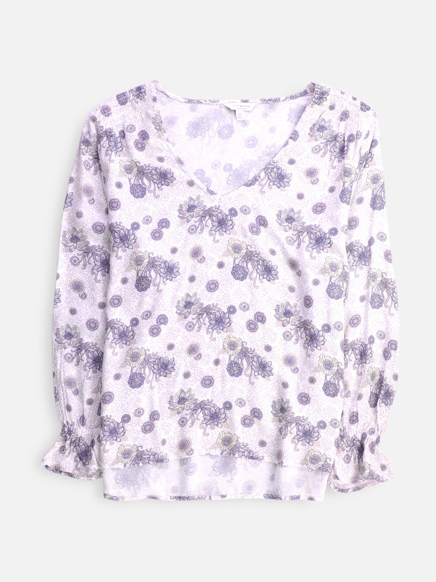 LUCKY BRAND Blusa Casual - Mujer - Large