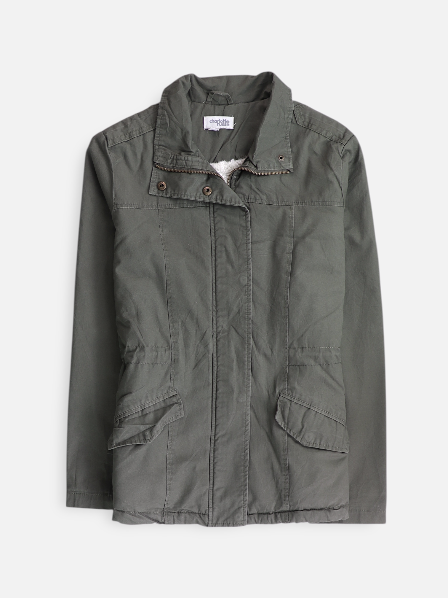 Charlotte Russe Chaqueta Cazadora Basic - Mujer - Medium