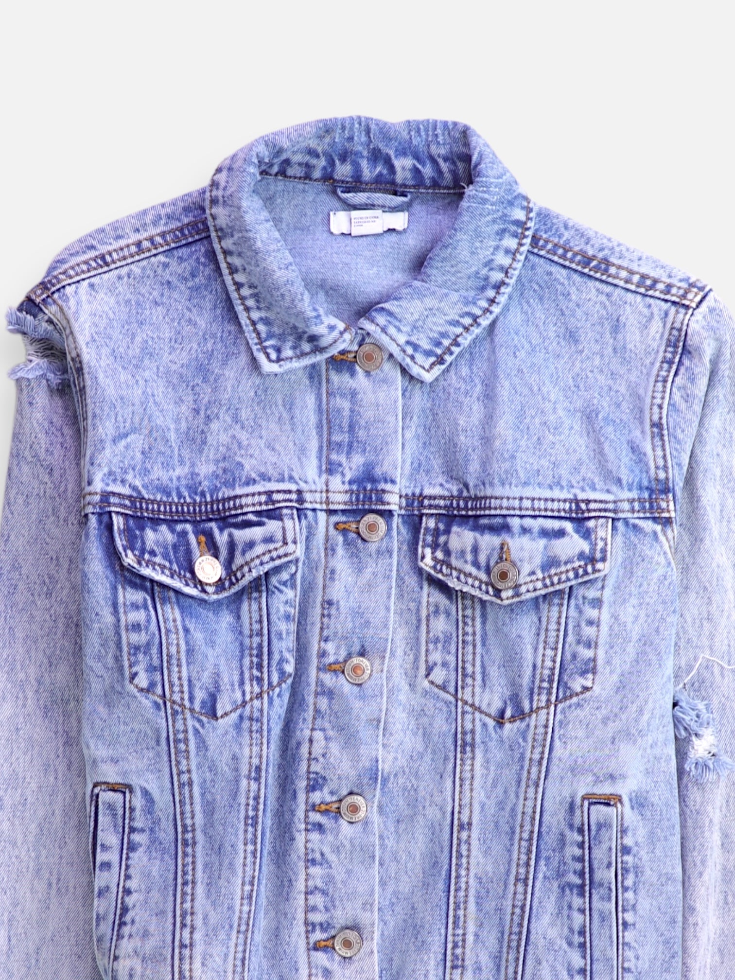 Forever 21 Chaqueta Casual demin - Mujer - Small