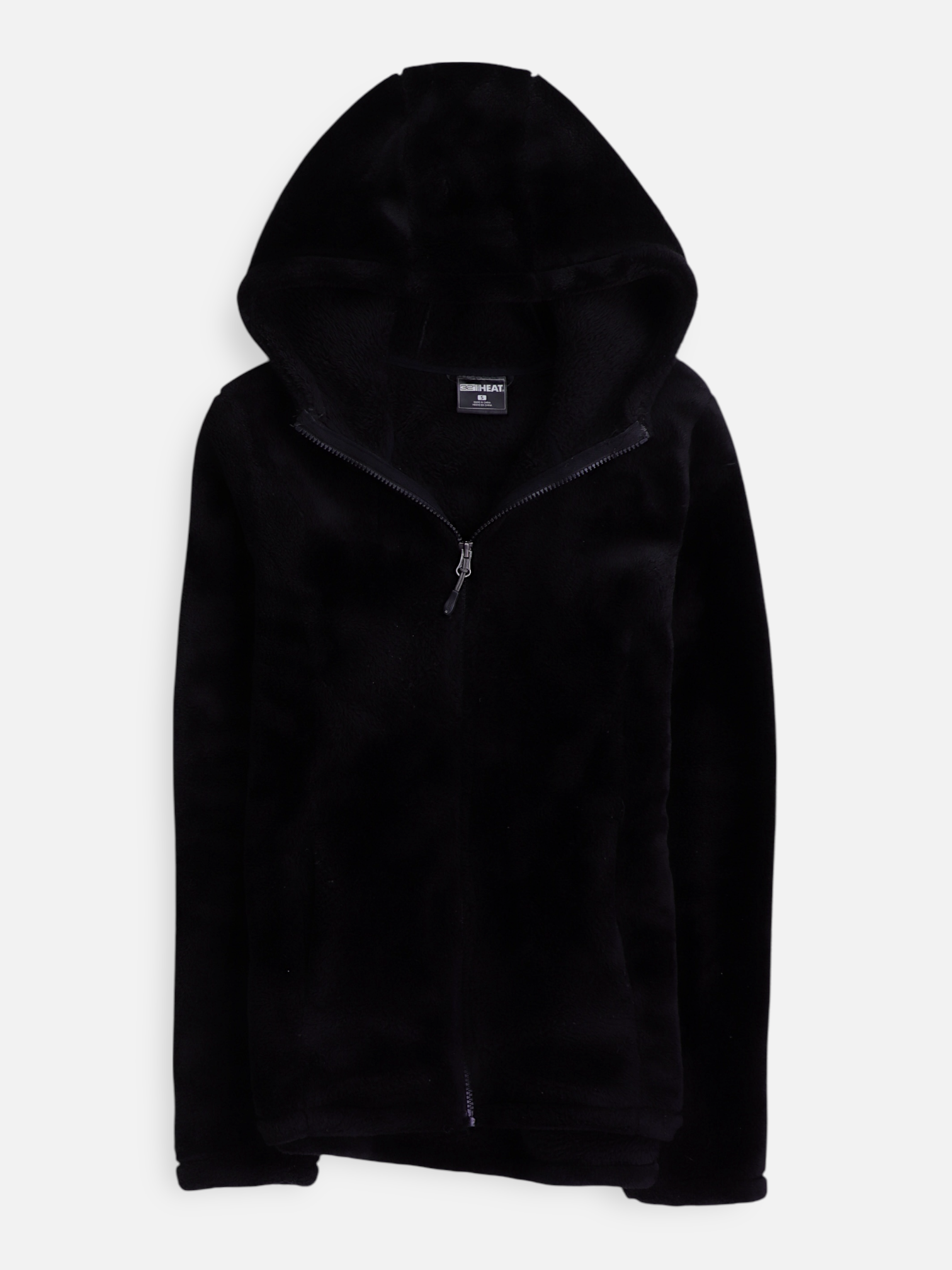 32 HEAT COOL Sudadera Hoodie Teddy - Mujer - Small