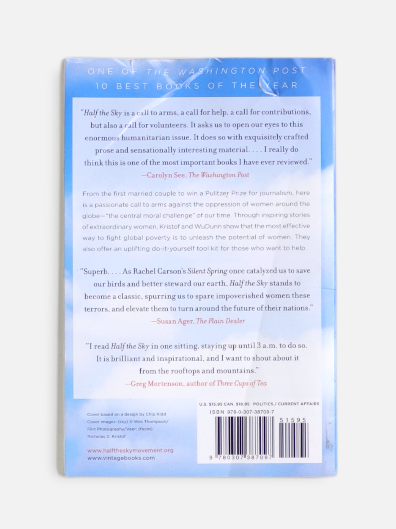 Libro HALF THE SKY by Nicholas D. Kristof and Sheryl Wudunn