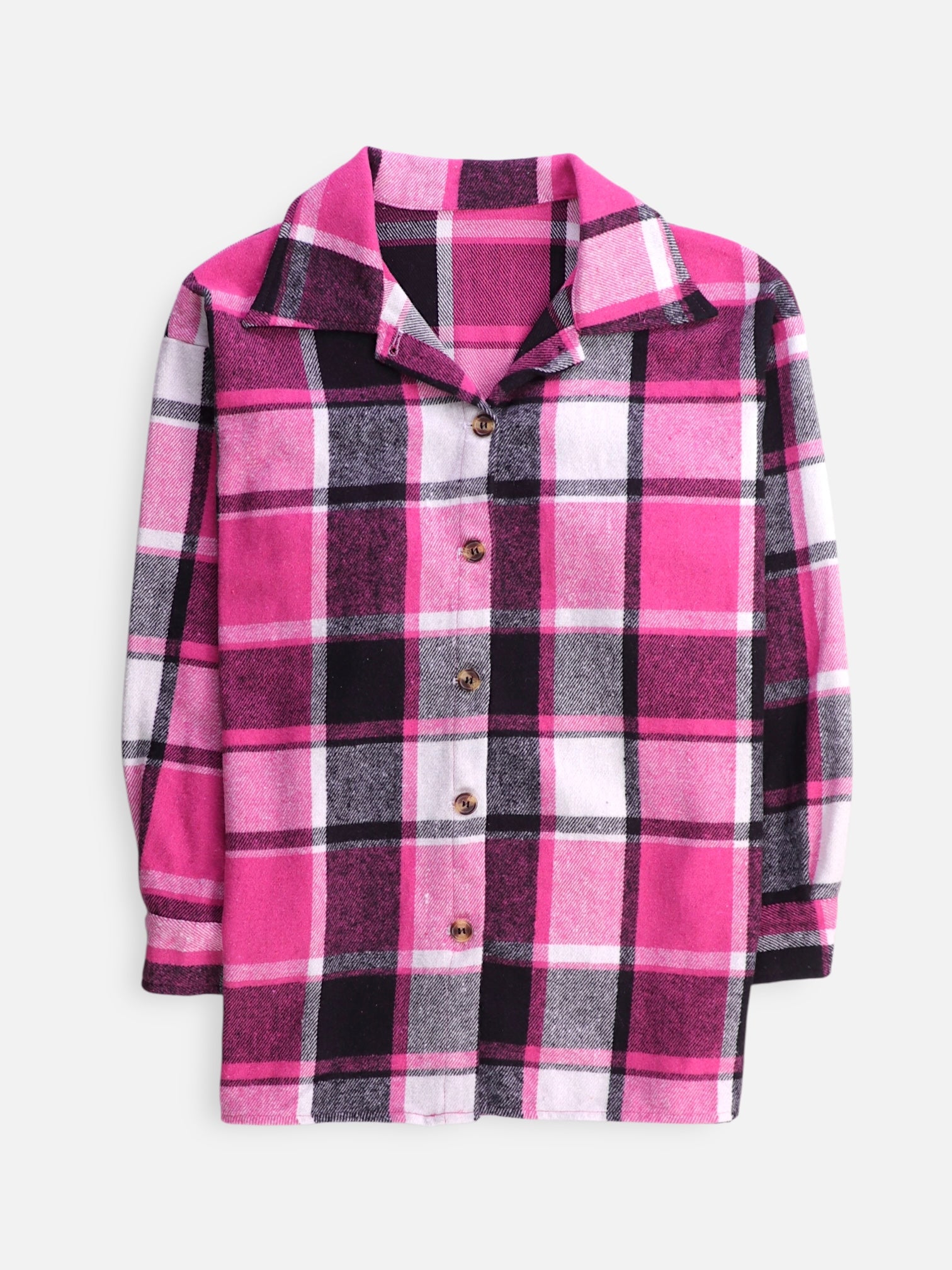 Chaqueta Sobrecamisa Color Block - Mujer - Large