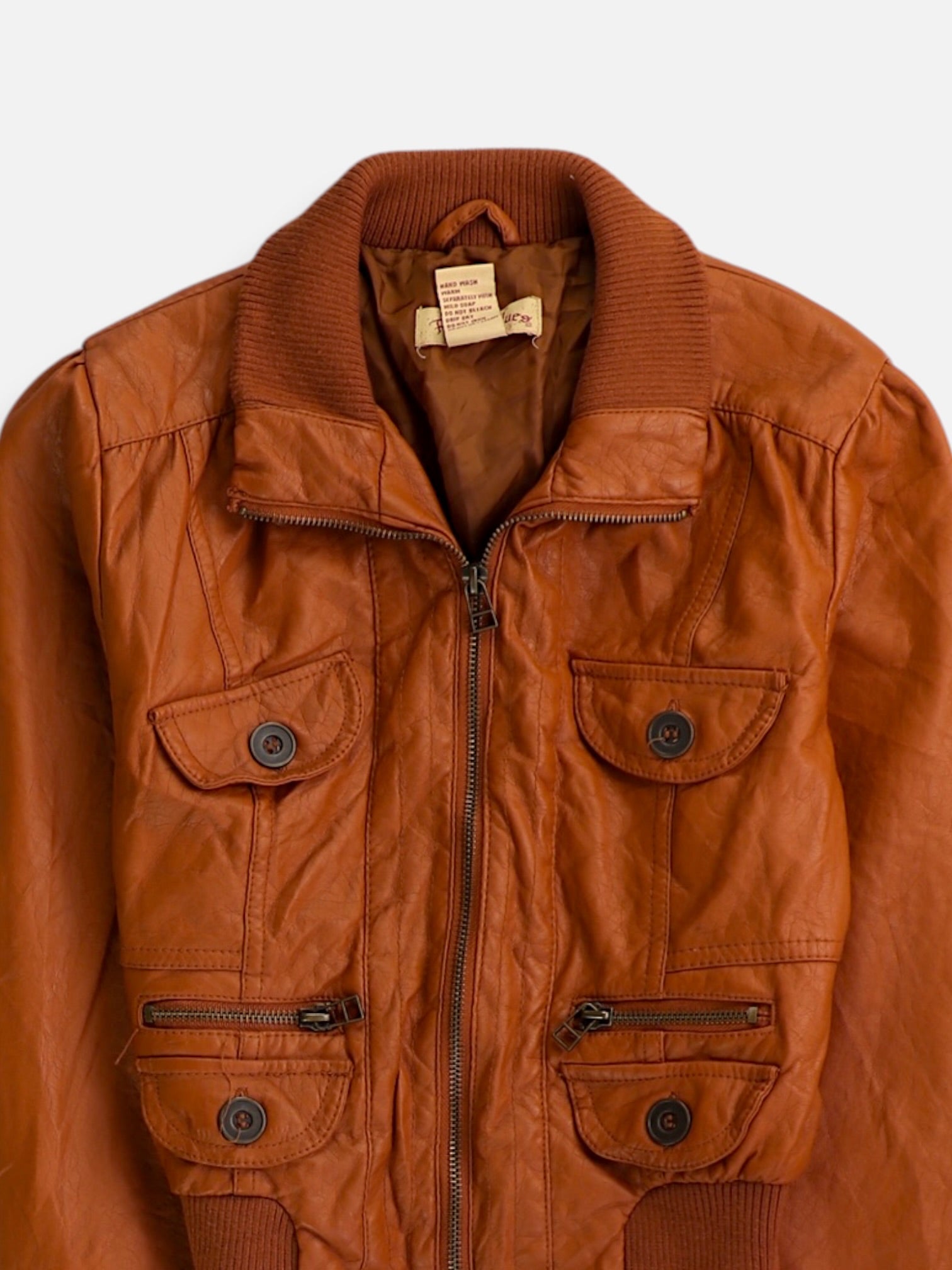 Chaqueta Casual Cuero - Mujer - Small