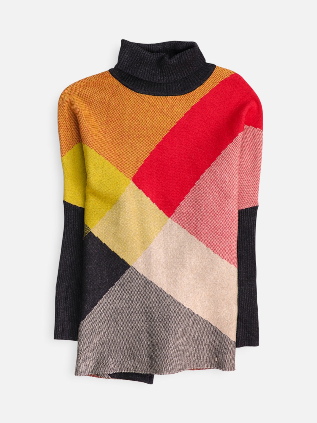 Sueter Knit Color Block - Mujer - Small