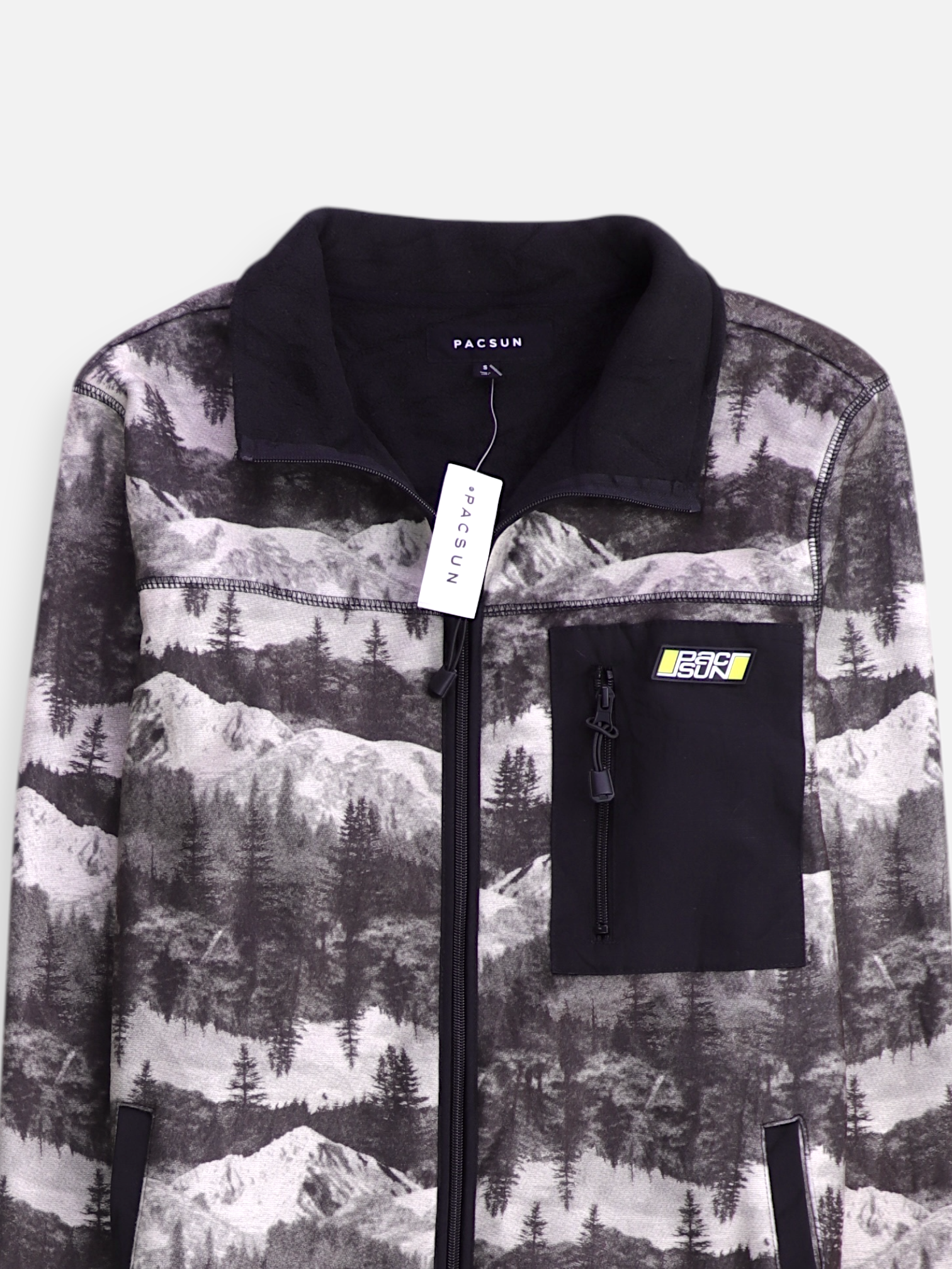 PACSUN Sudadera Fleece Basic - Hombre - Small
