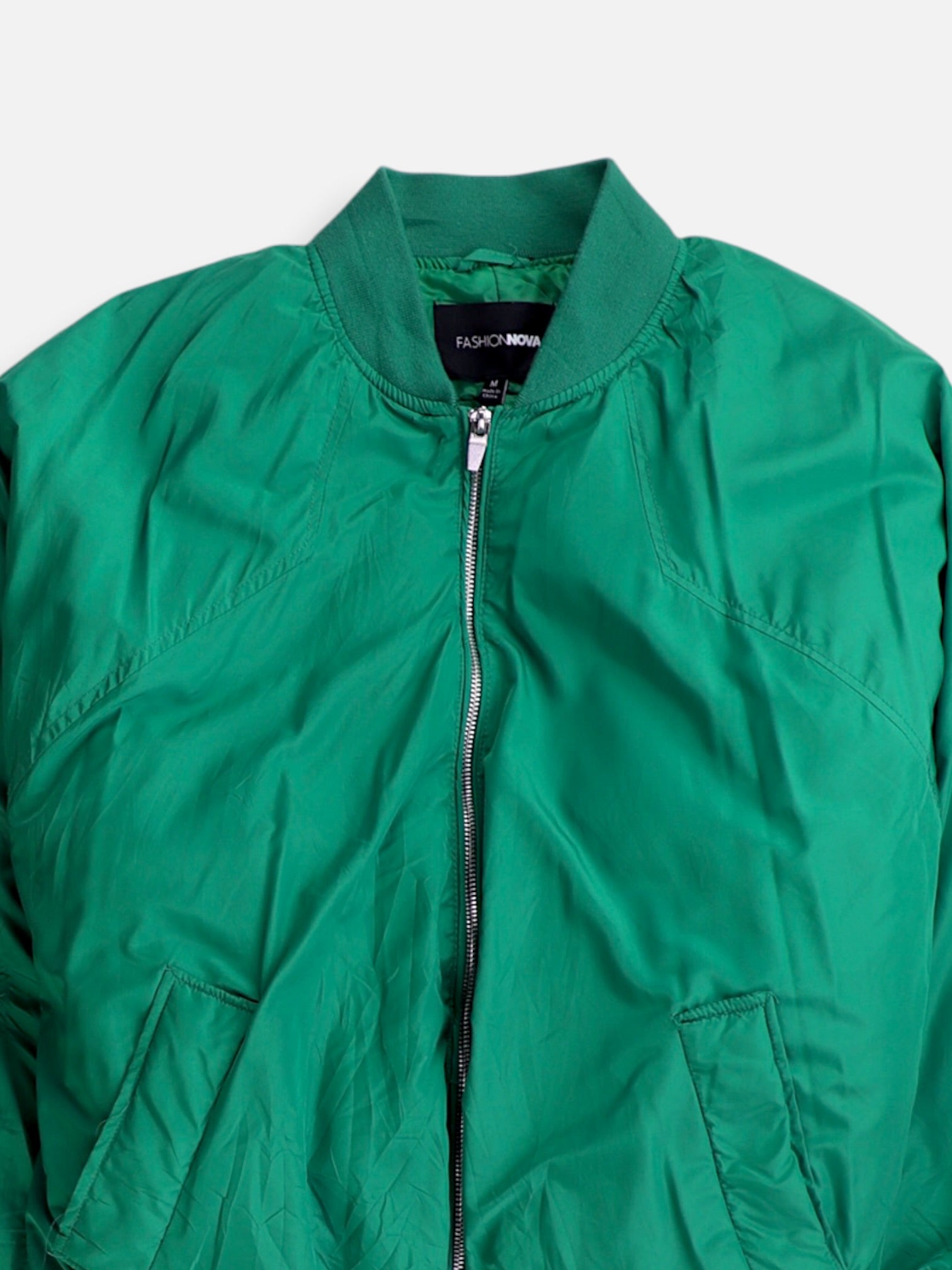 Fashionnova Chaqueta Bomber Impermeable - Mujer - Medium