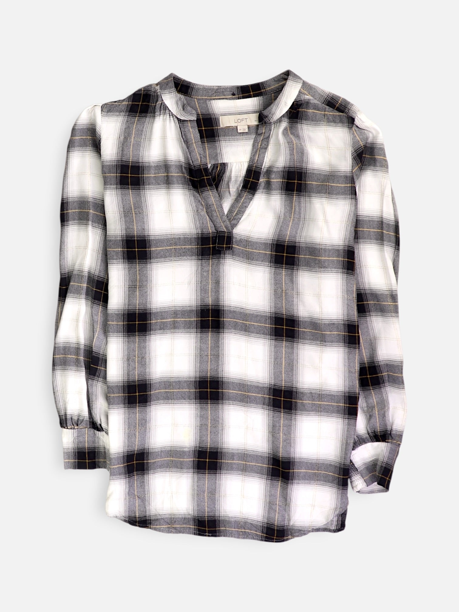 LOFT Blusa Color Block - Mujer - Small